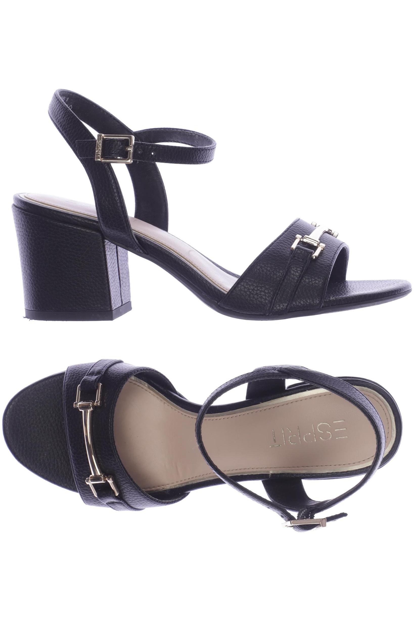 

Esprit Damen Sandale, schwarz, Gr. 37