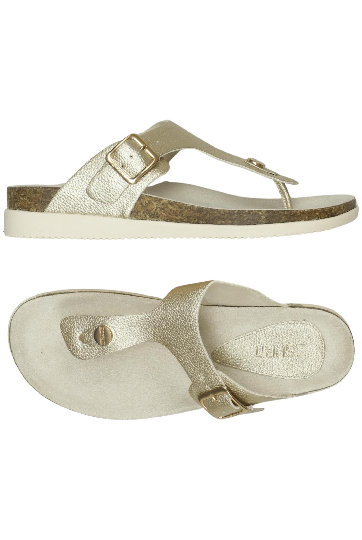 

Esprit Damen Sandale, gold, Gr. 40