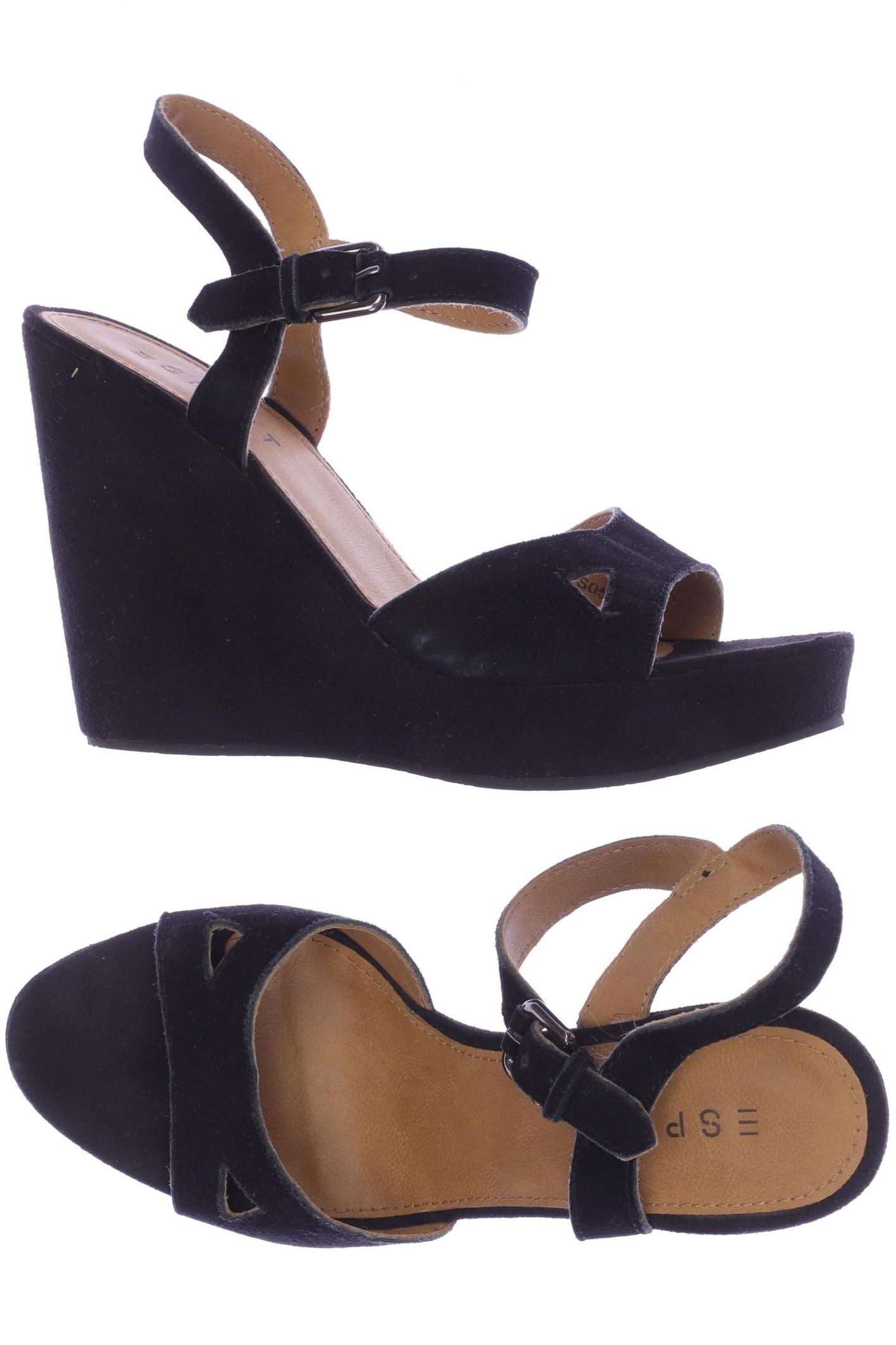 

Esprit Damen Sandale, schwarz, Gr. 39
