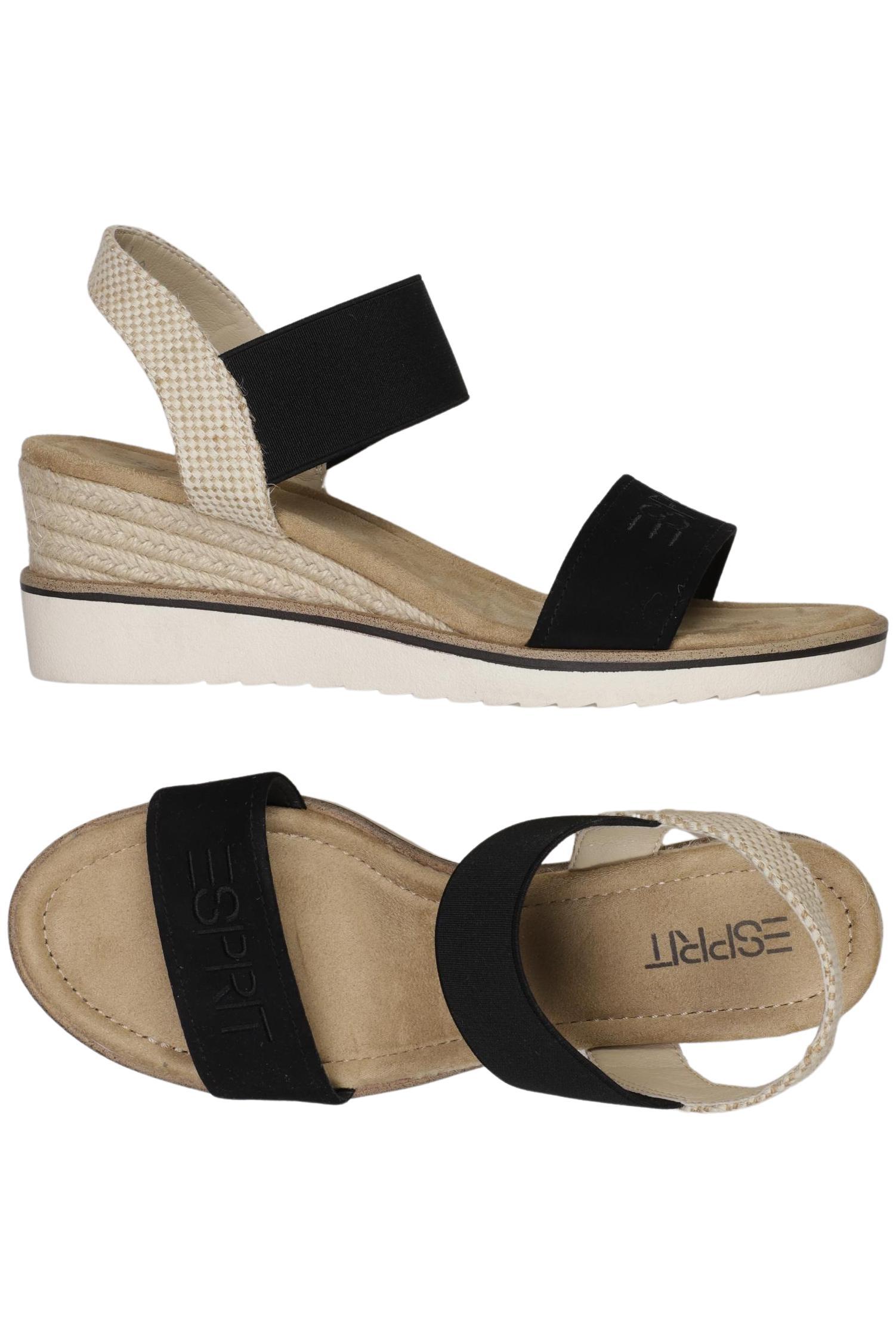 

Esprit Damen Sandale, schwarz, Gr. 42