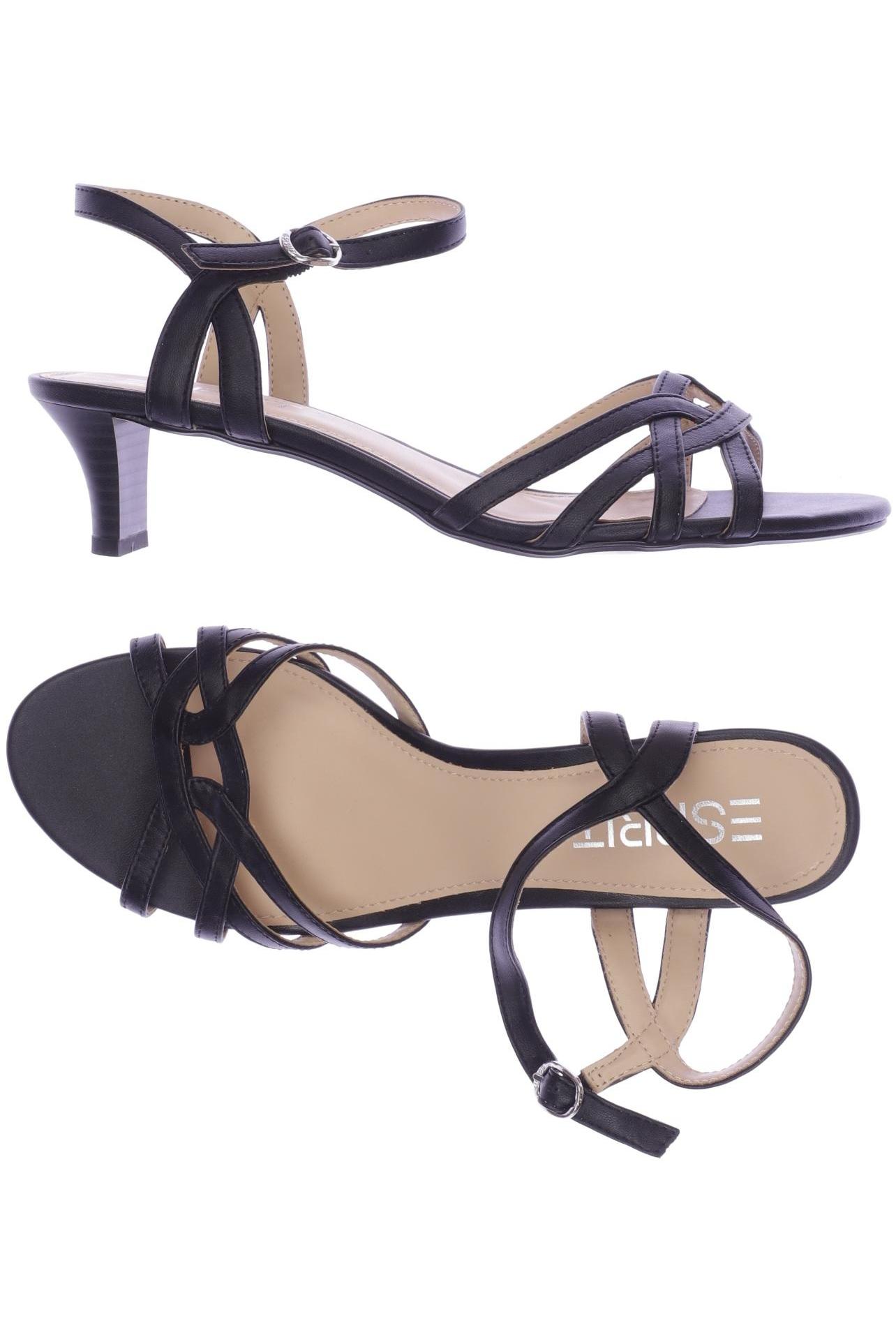 

Esprit Damen Sandale, schwarz, Gr. 40
