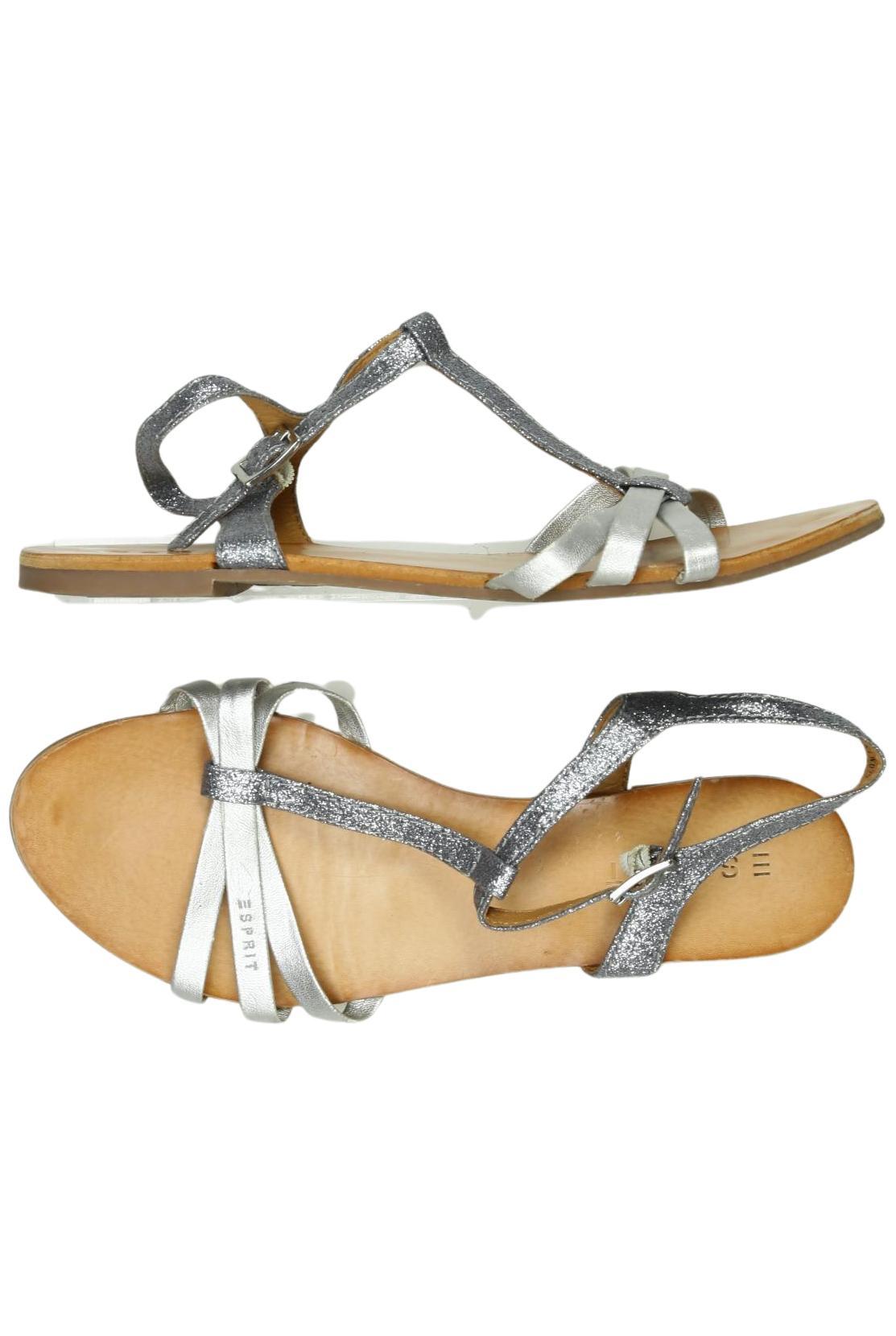 

Esprit Damen Sandale, silber, Gr. 38