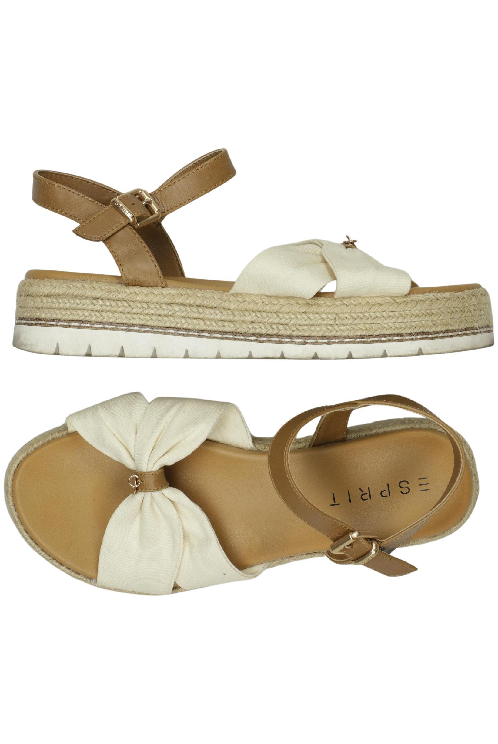 

Esprit Damen Sandale, cremeweiß, Gr. 38