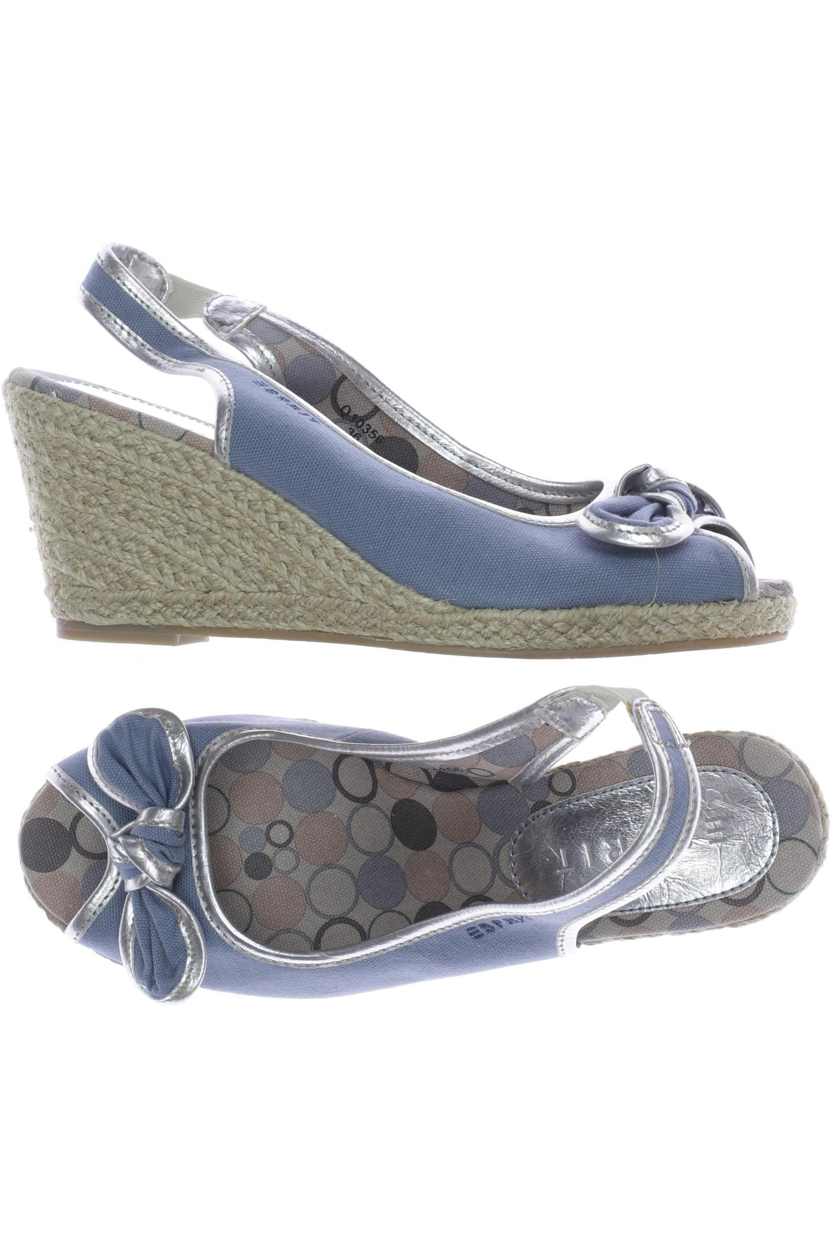 

Esprit Damen Sandale, blau, Gr. 36