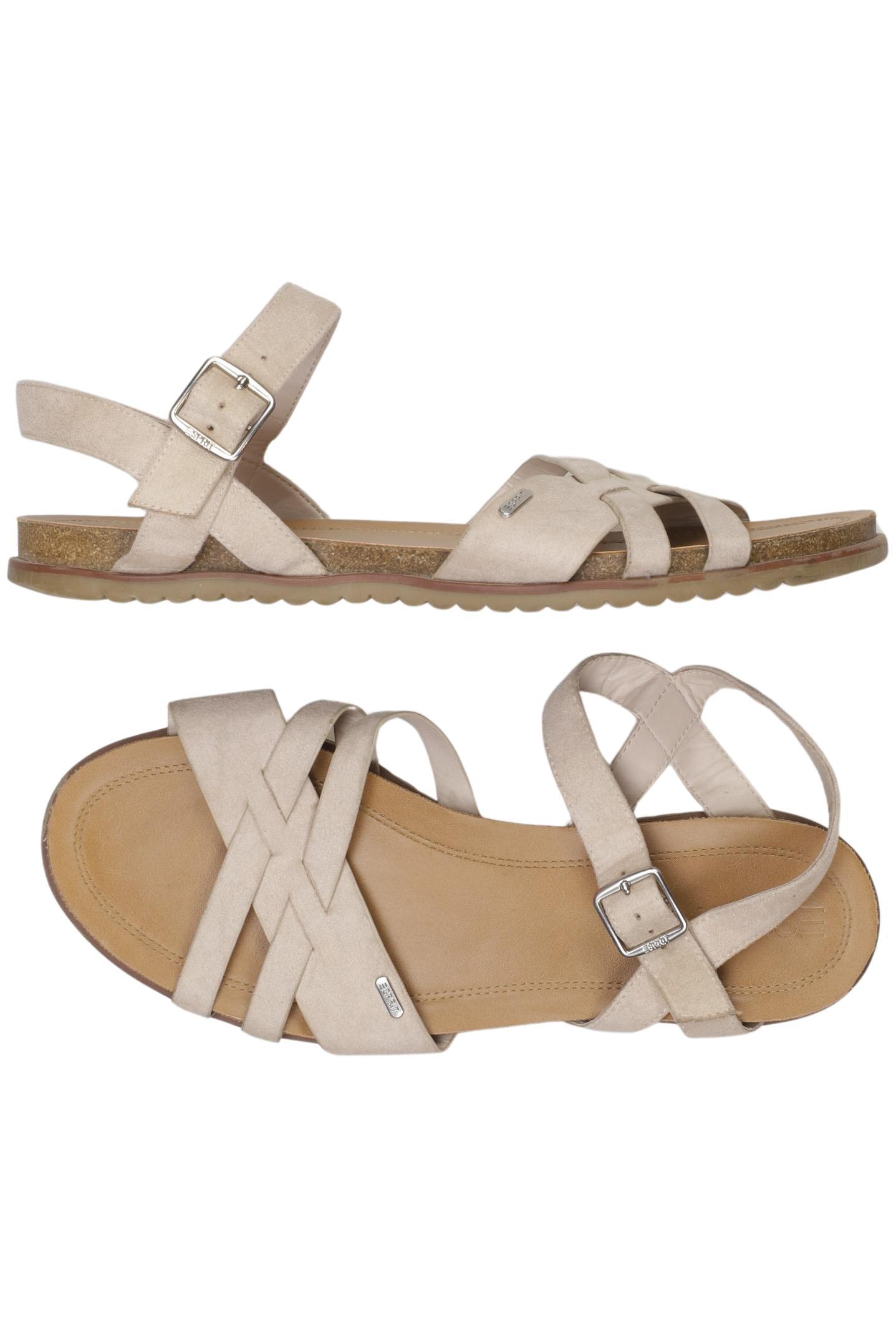 

Esprit Damen Sandale, beige, Gr. 42