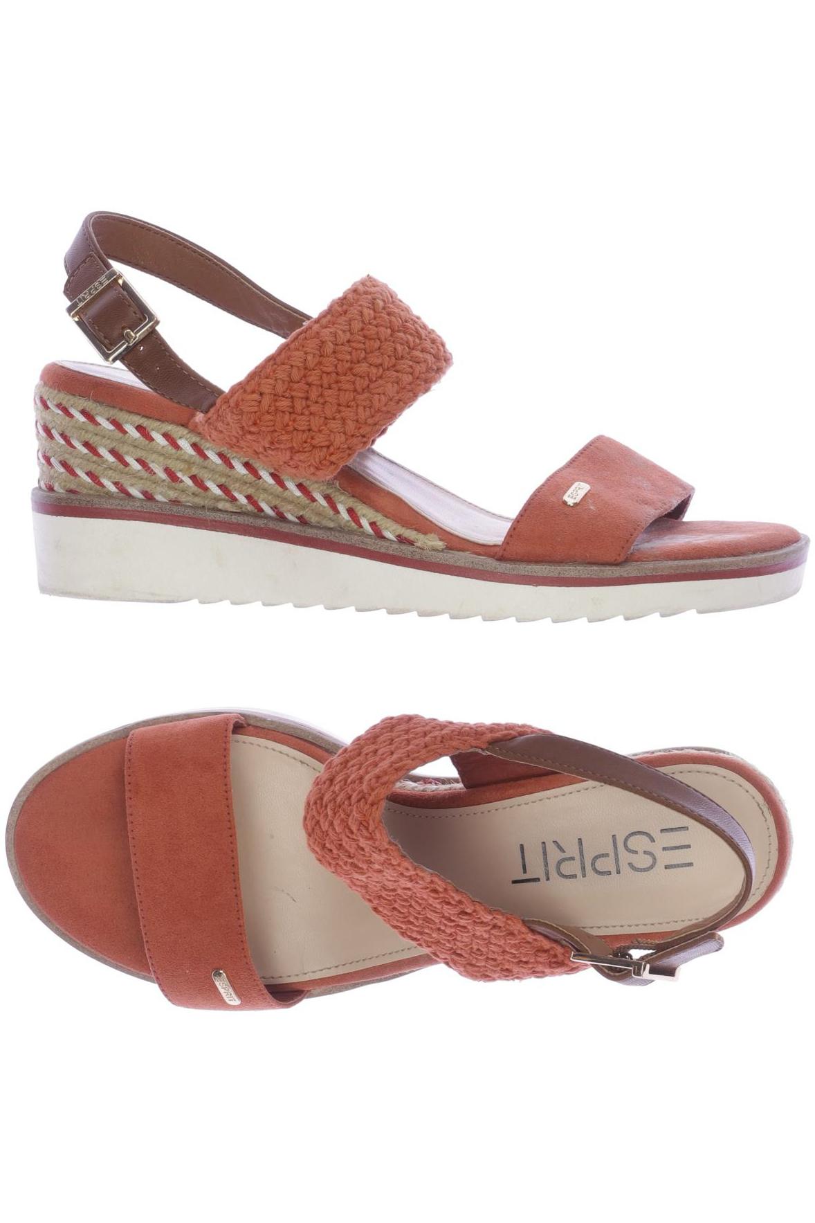 

Esprit Damen Sandale, orange, Gr. 37