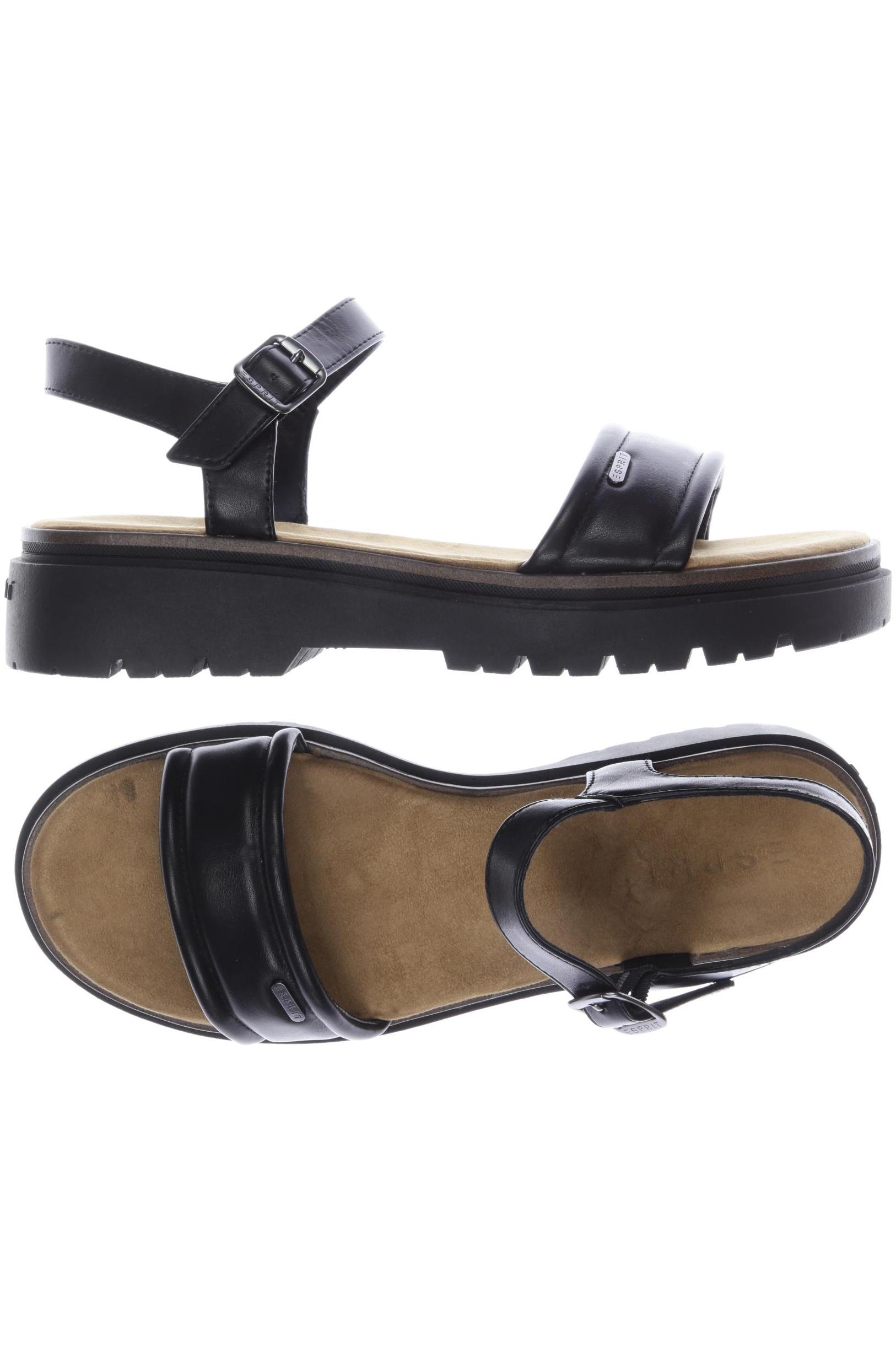

Esprit Damen Sandale, schwarz, Gr. 41