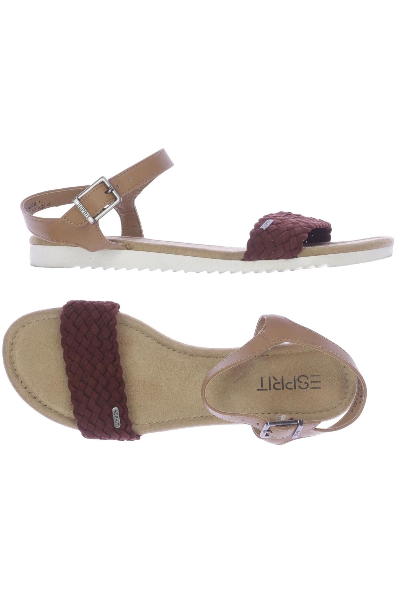 

Esprit Damen Sandale, bordeaux, Gr. 38