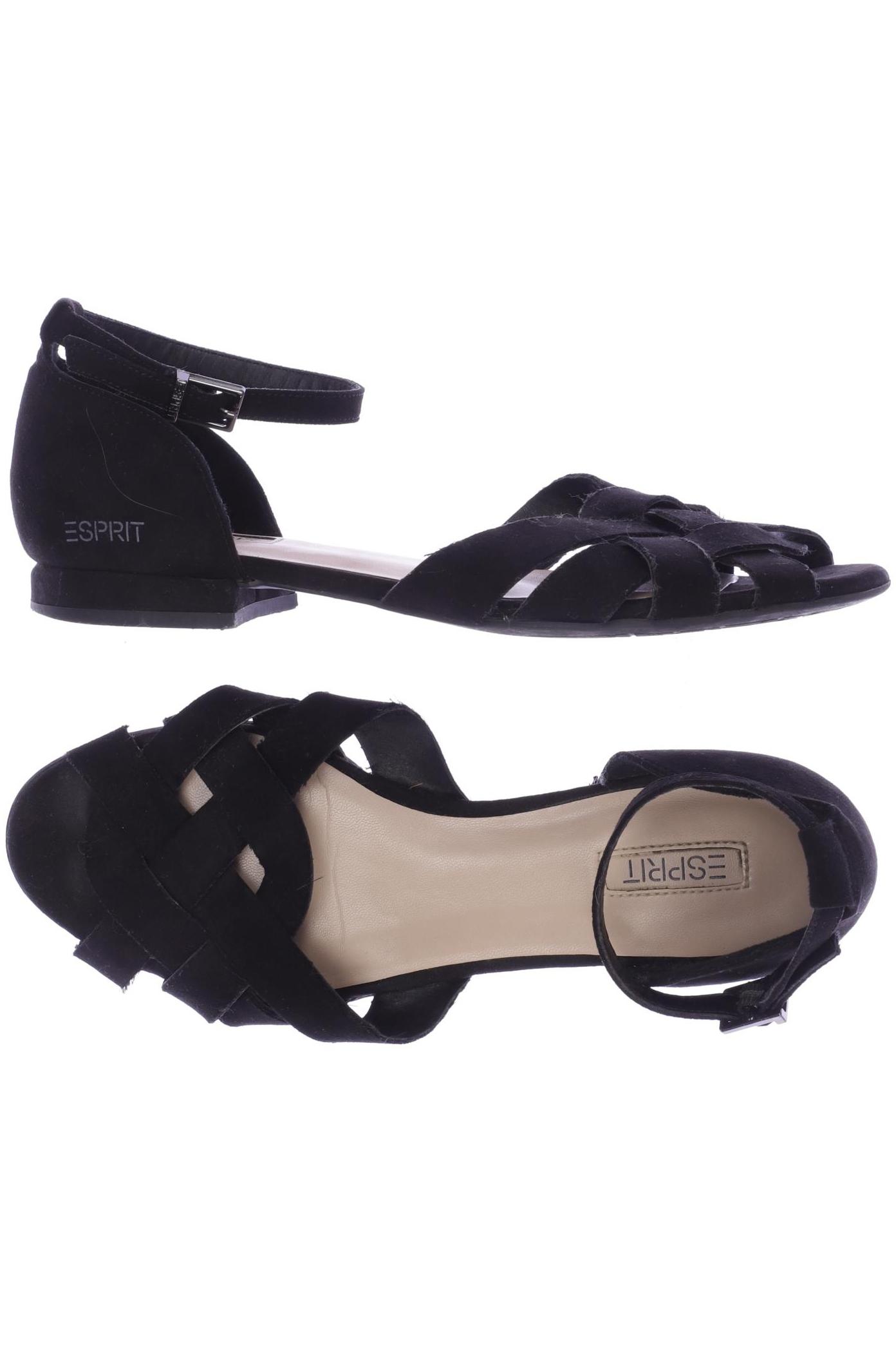 

Esprit Damen Sandale, schwarz, Gr. 38