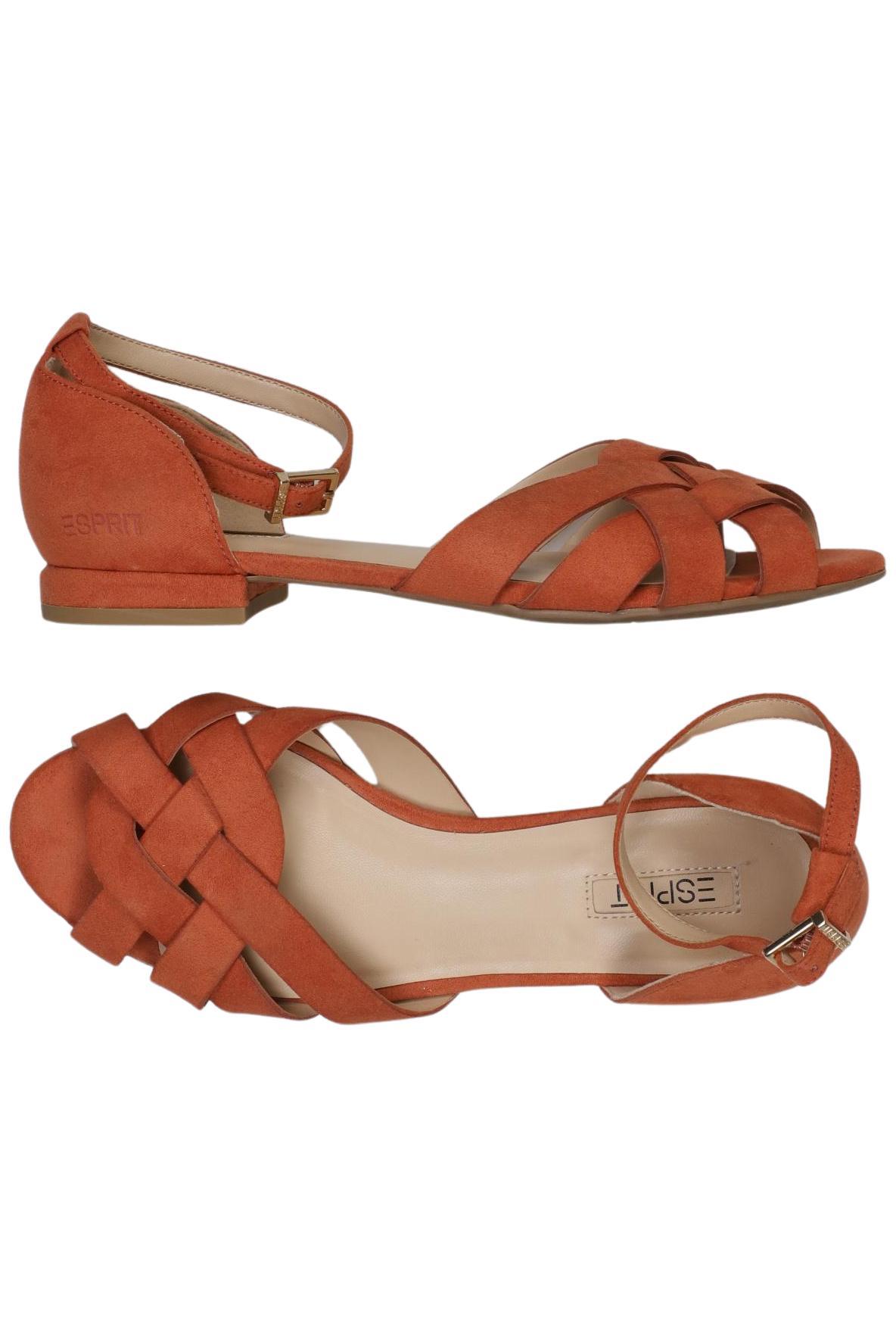 

Esprit Damen Sandale, orange, Gr. 37
