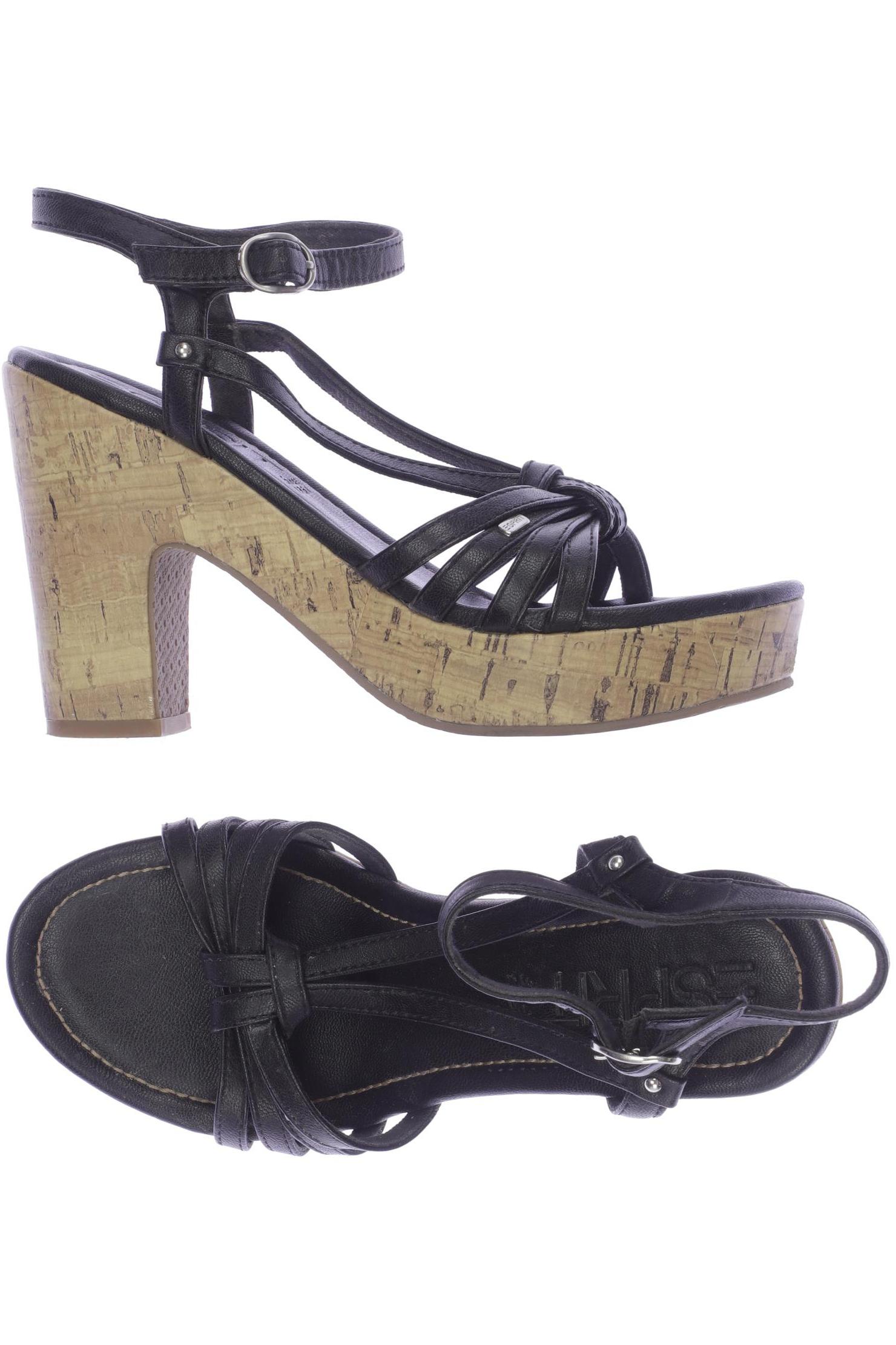 

Esprit Damen Sandale, schwarz, Gr. 37