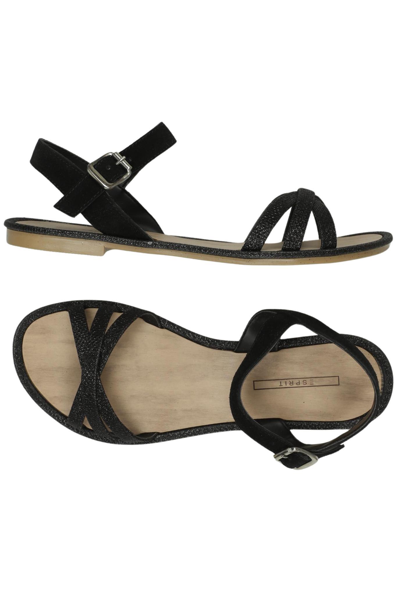 

Esprit Damen Sandale, schwarz, Gr. 37