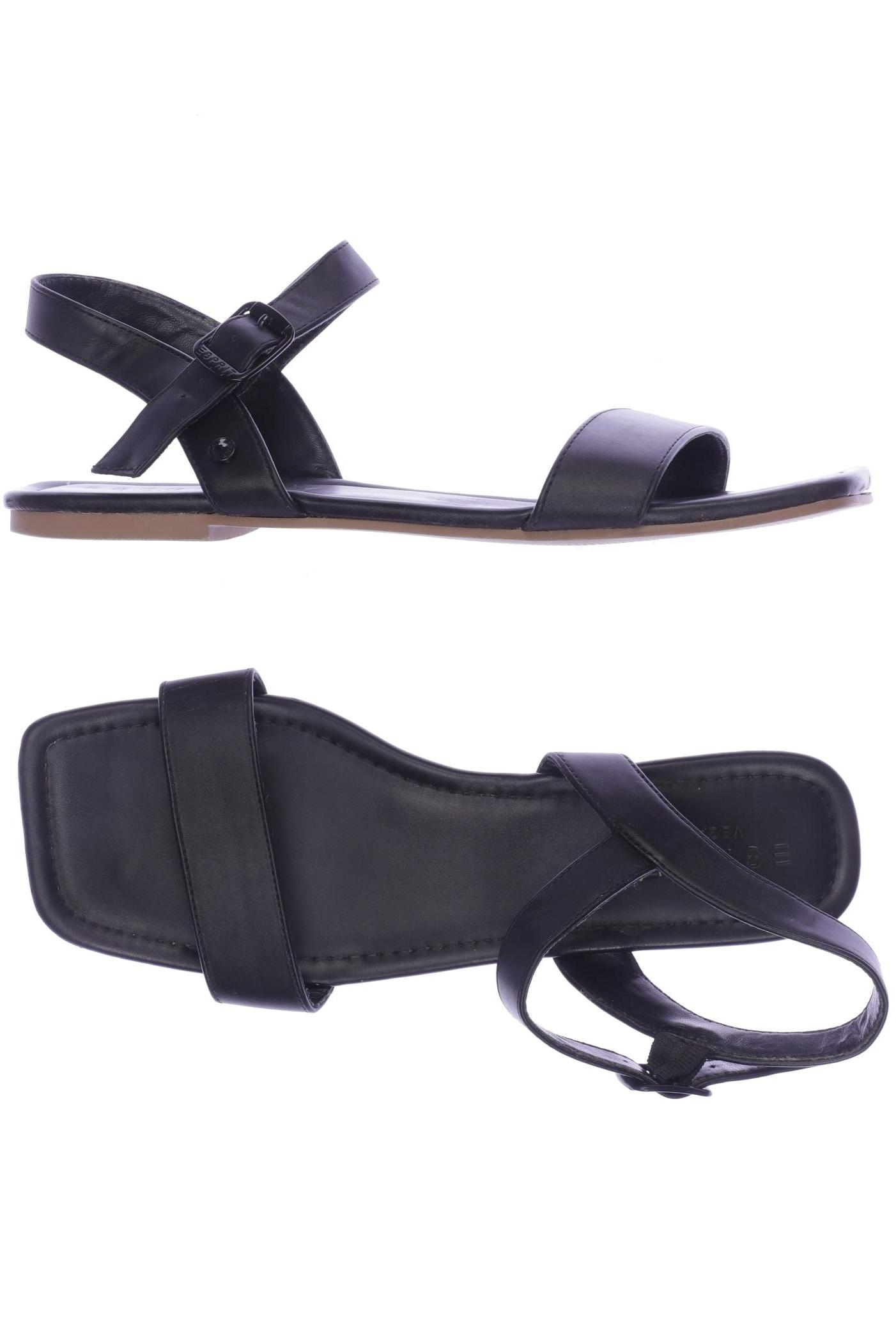 

Esprit Damen Sandale, schwarz, Gr. 39