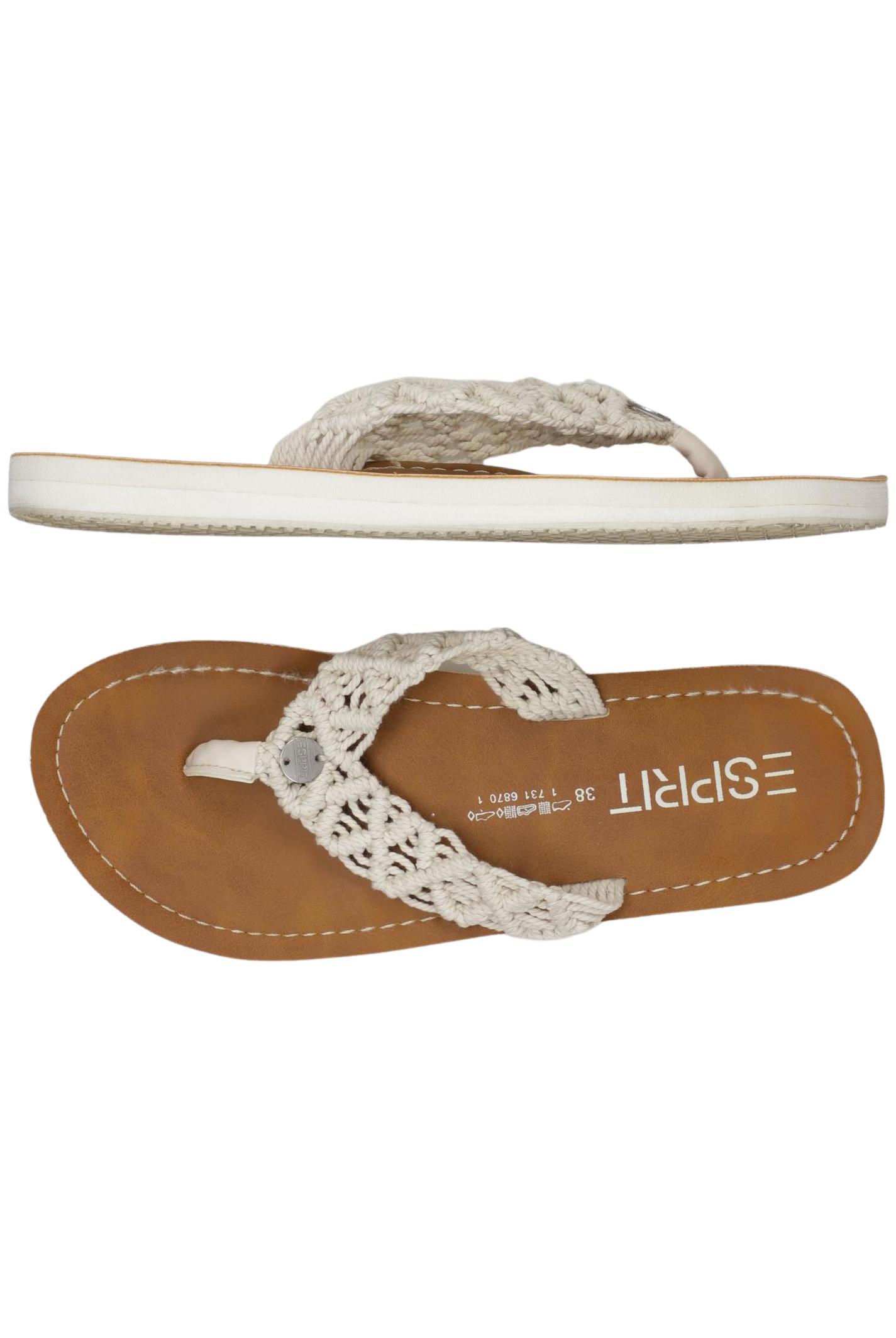 

Esprit Damen Sandale, weiß, Gr. 38