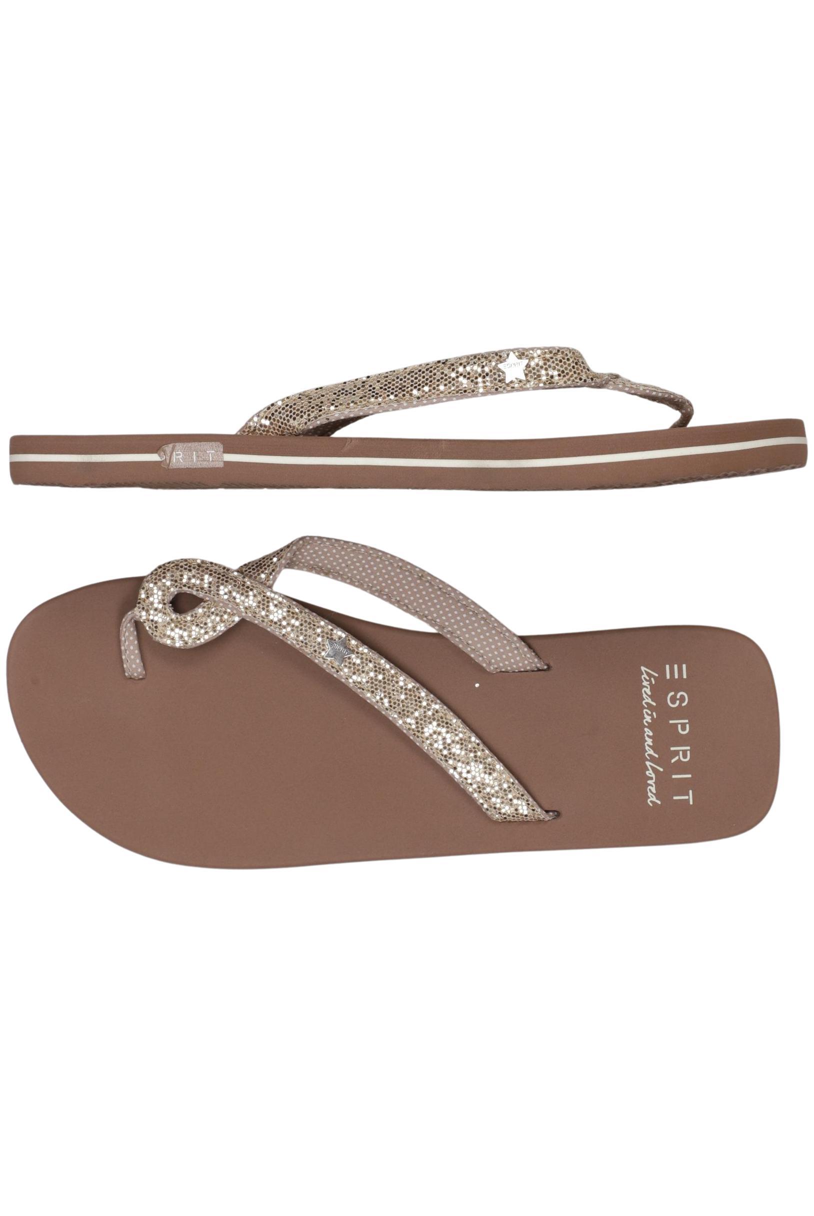 

Esprit Damen Sandale, gold, Gr. 37