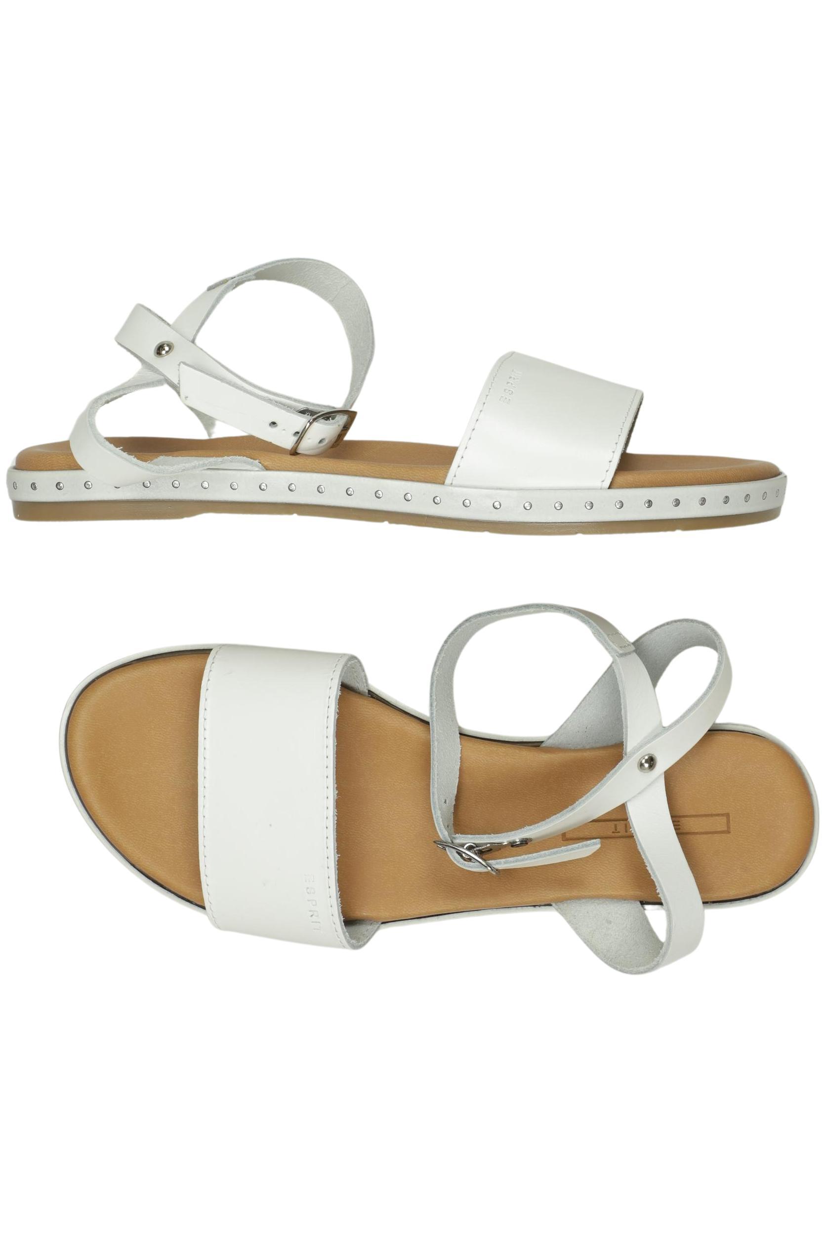 

Esprit Damen Sandale, weiß, Gr. 38