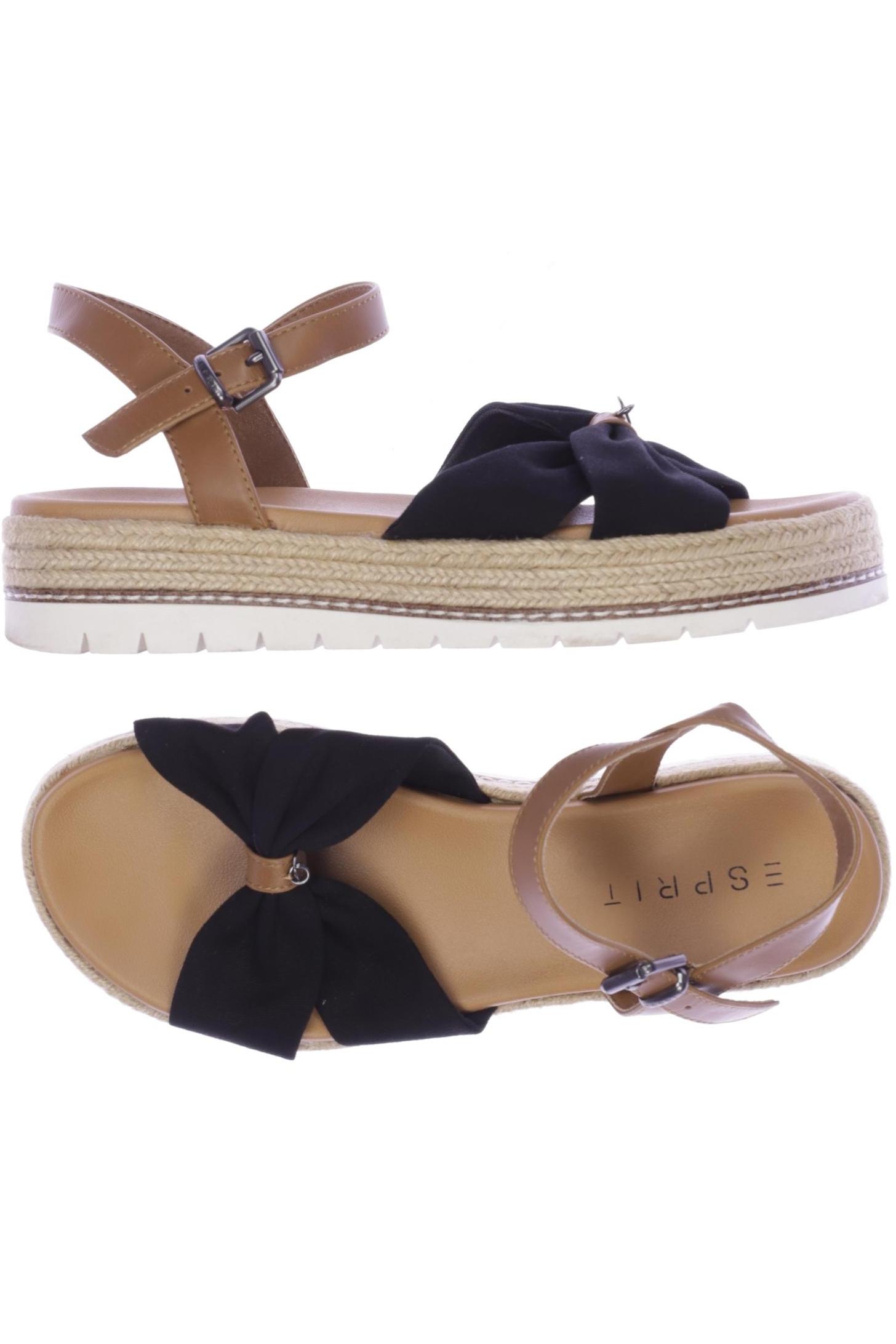 

Esprit Damen Sandale, schwarz, Gr. 40