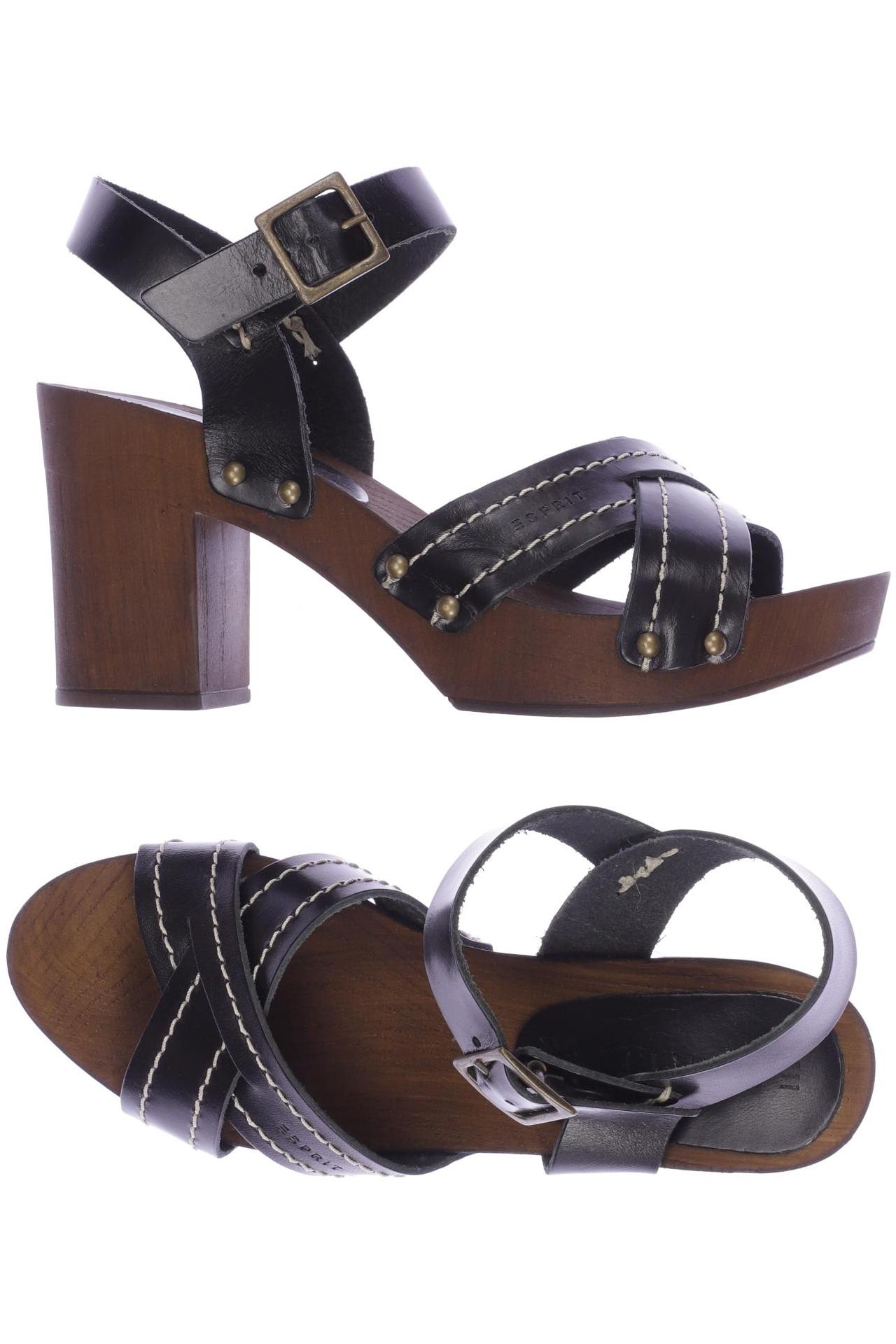 

Esprit Damen Sandale, schwarz, Gr. 38