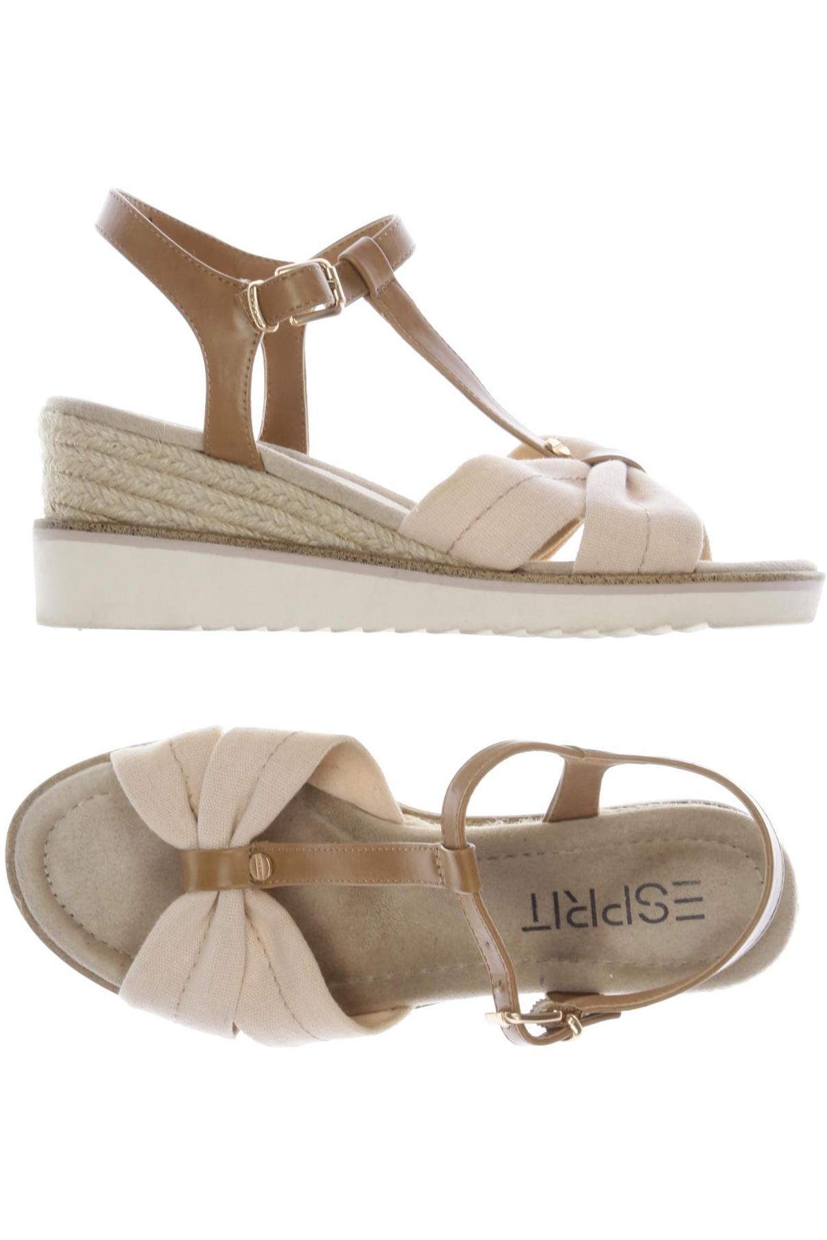 

Esprit Damen Sandale, beige, Gr. 37