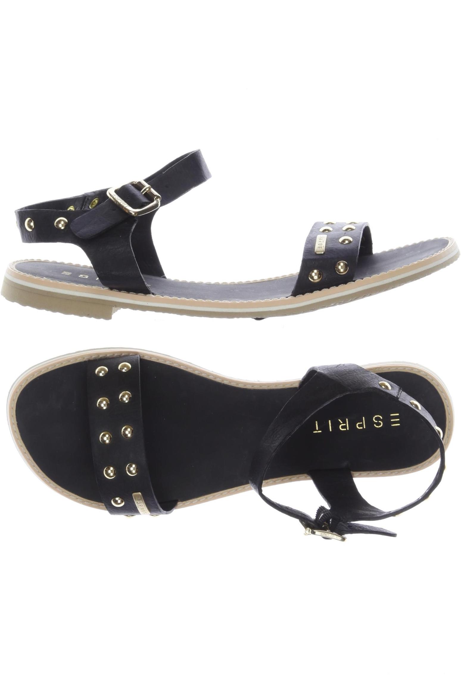 

Esprit Damen Sandale, schwarz, Gr. 37