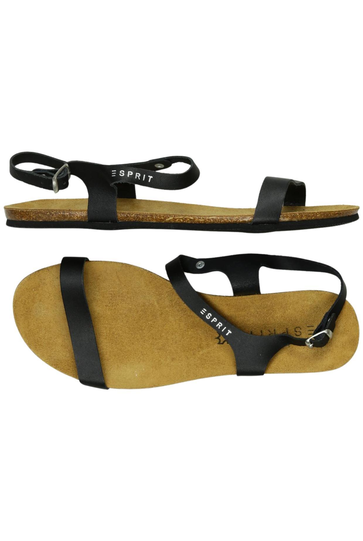 

Esprit Damen Sandale, schwarz, Gr. 38