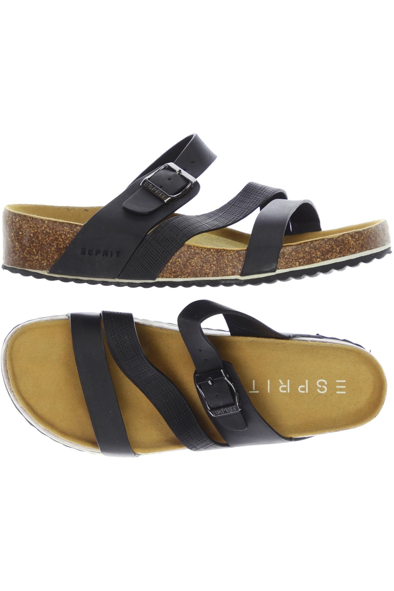 

Esprit Damen Sandale, schwarz, Gr. 39