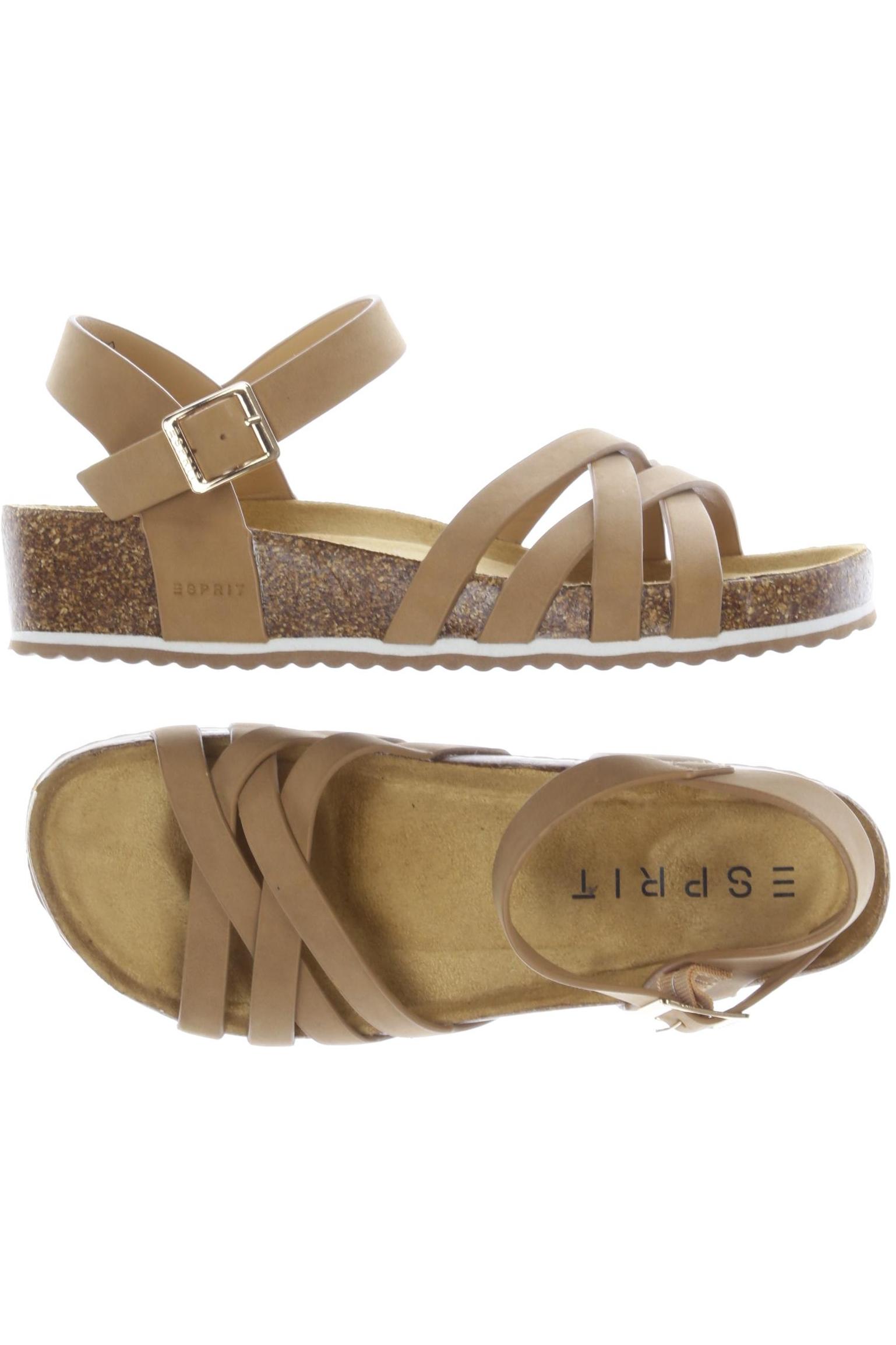 

Esprit Damen Sandale, beige, Gr. 38