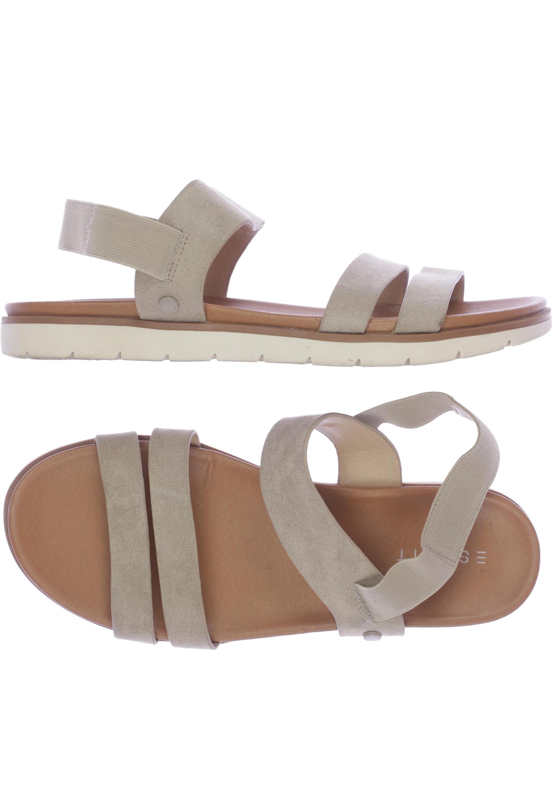 

Esprit Damen Sandale, beige, Gr. 41