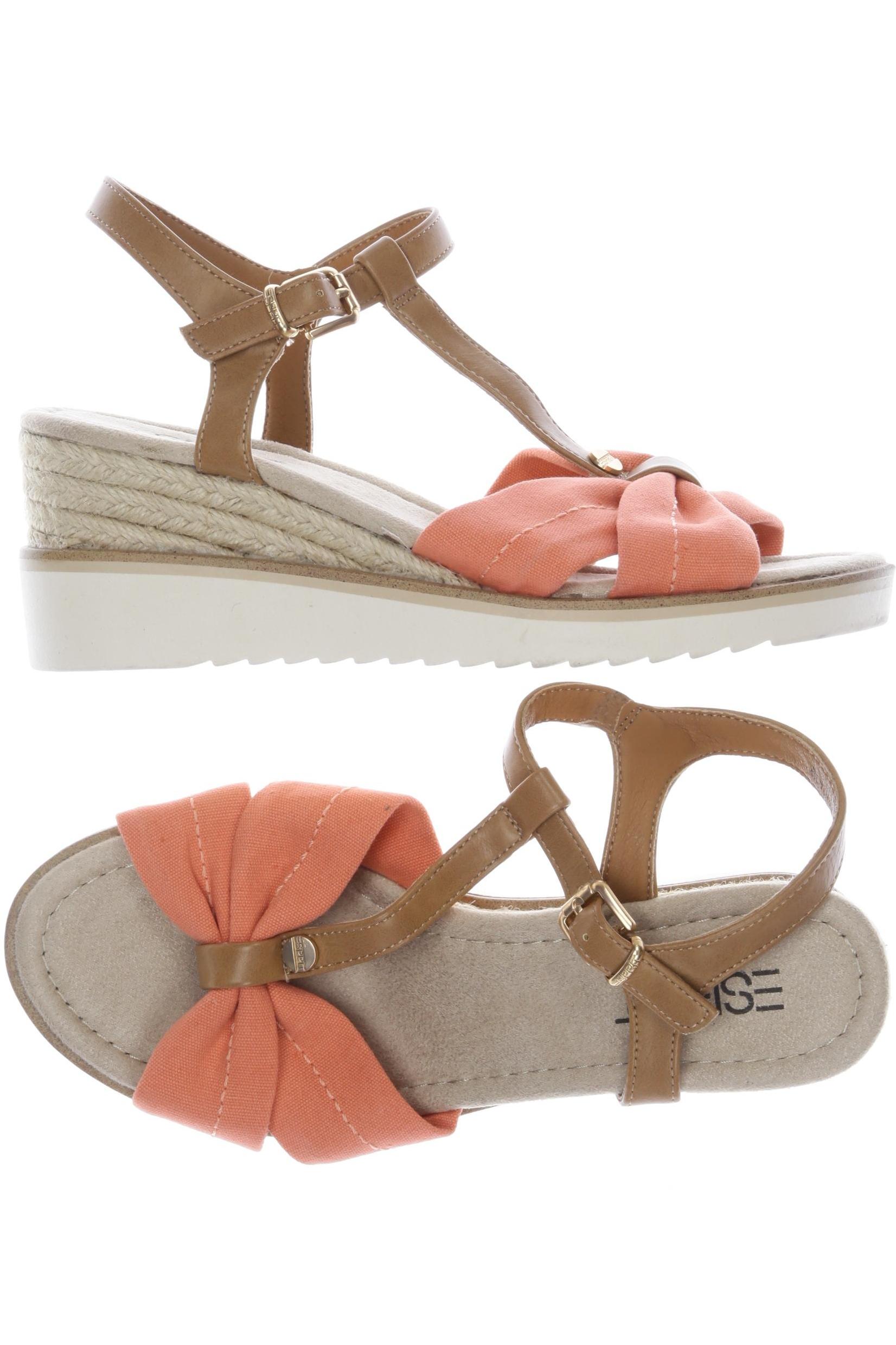

Esprit Damen Sandale, orange, Gr. 37