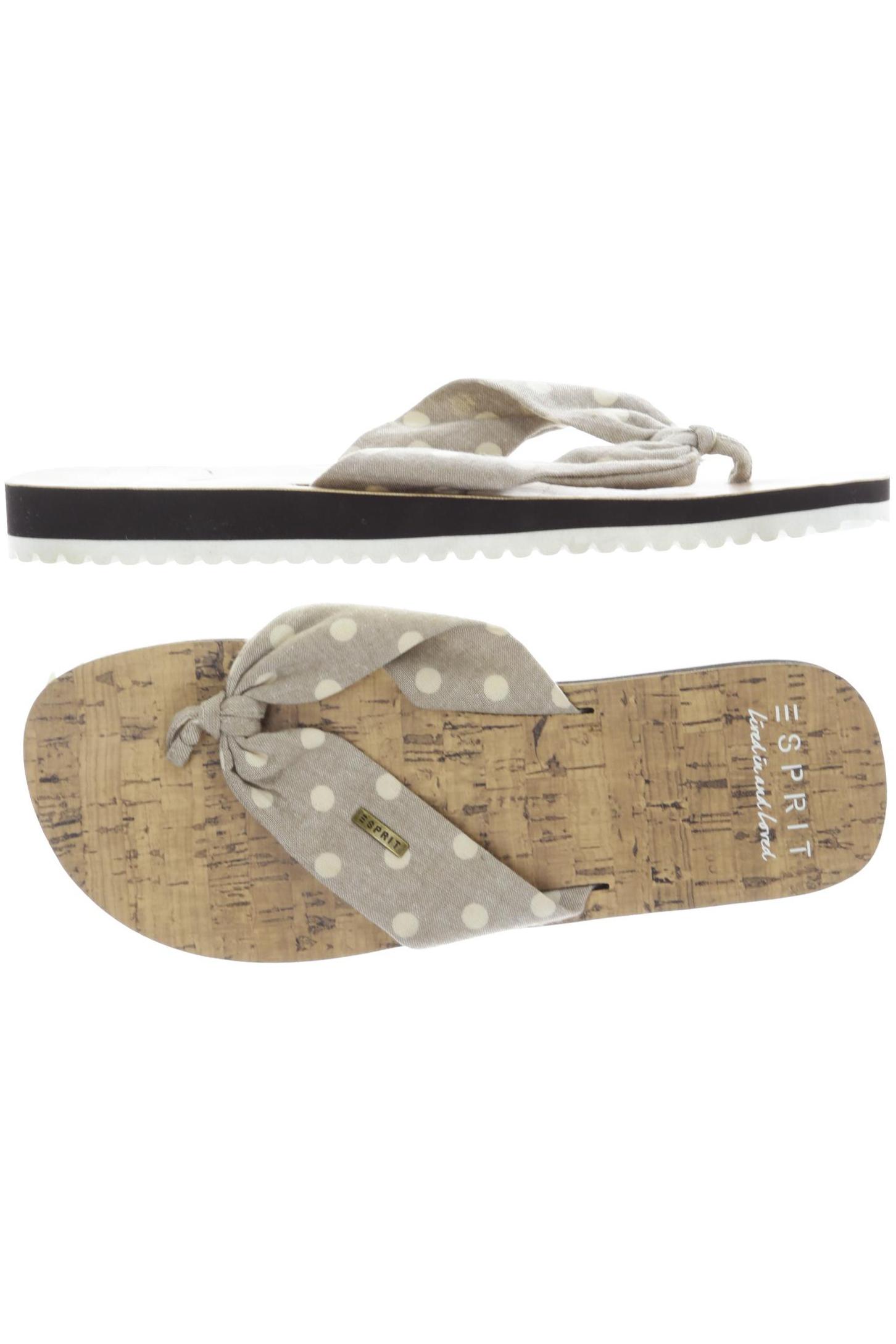 

Esprit Damen Sandale, beige, Gr. 38