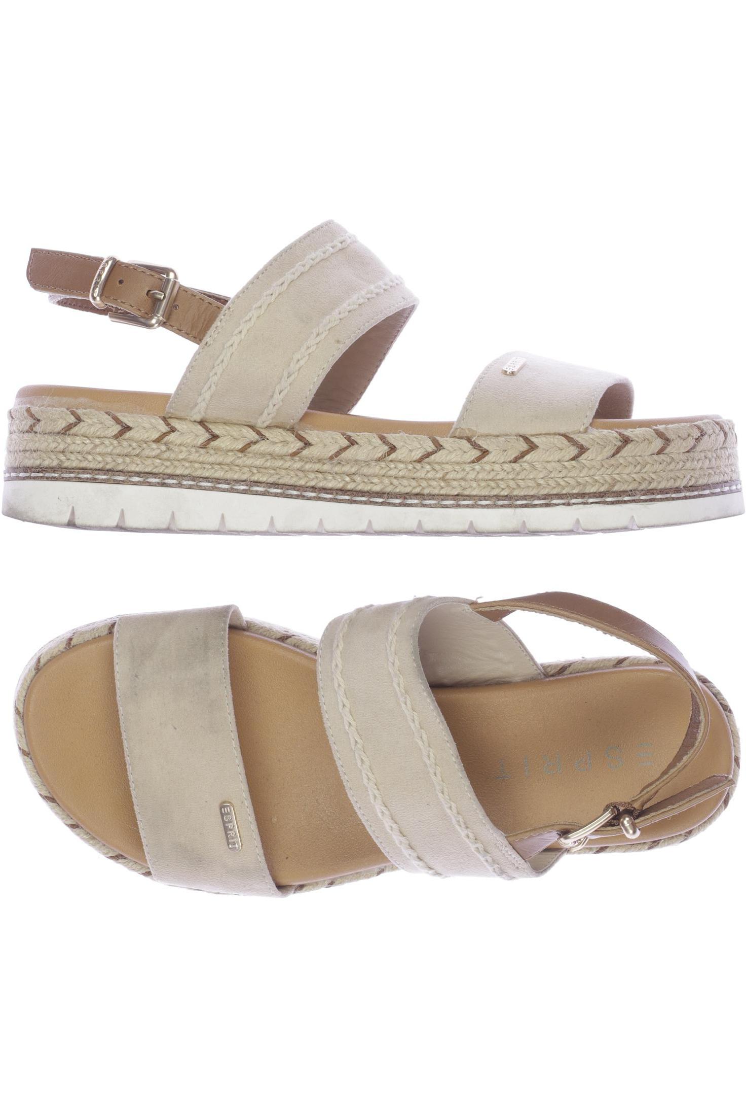 

Esprit Damen Sandale, beige, Gr. 37