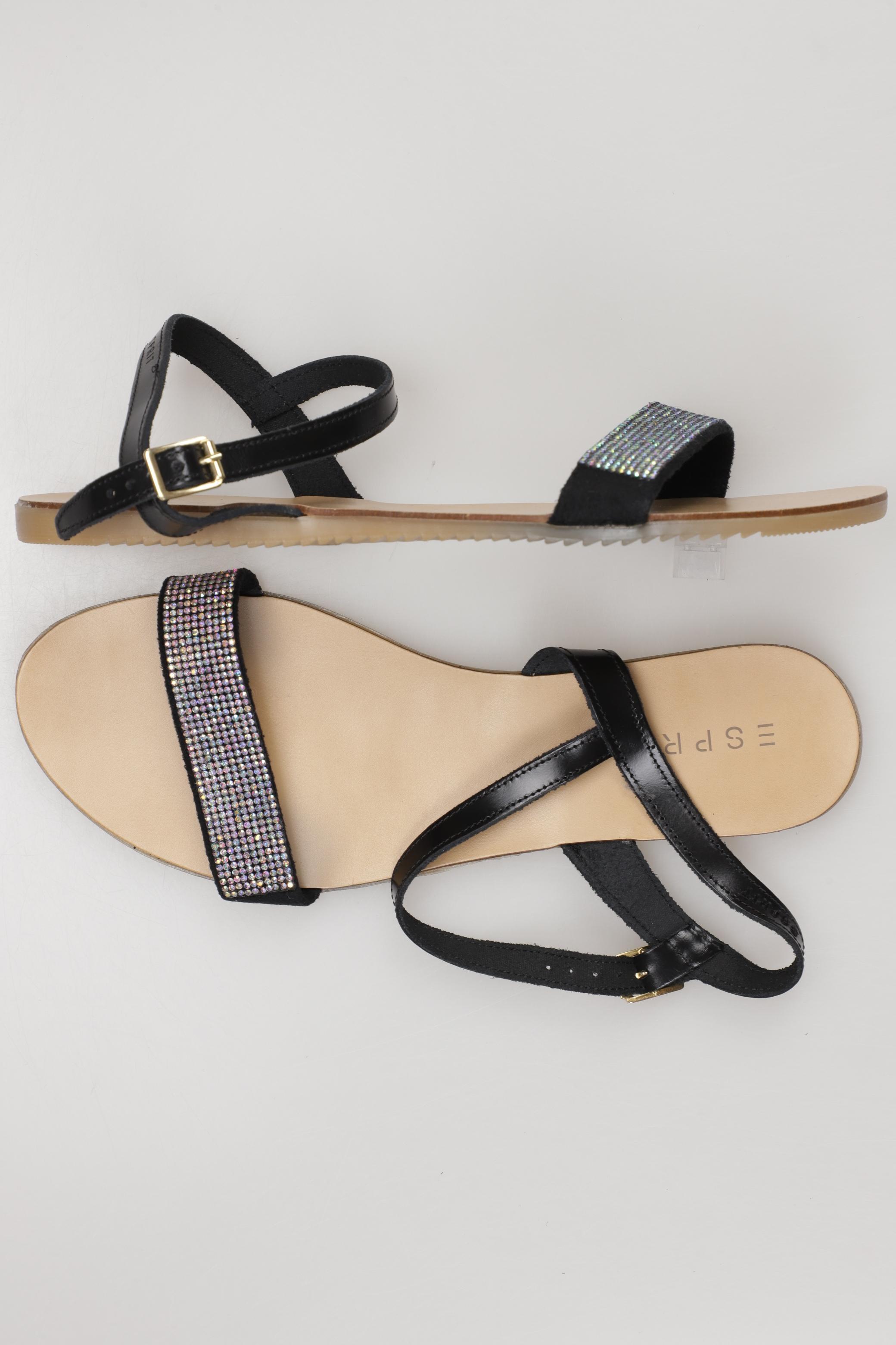 

Esprit Damen Sandale, schwarz, Gr. 39