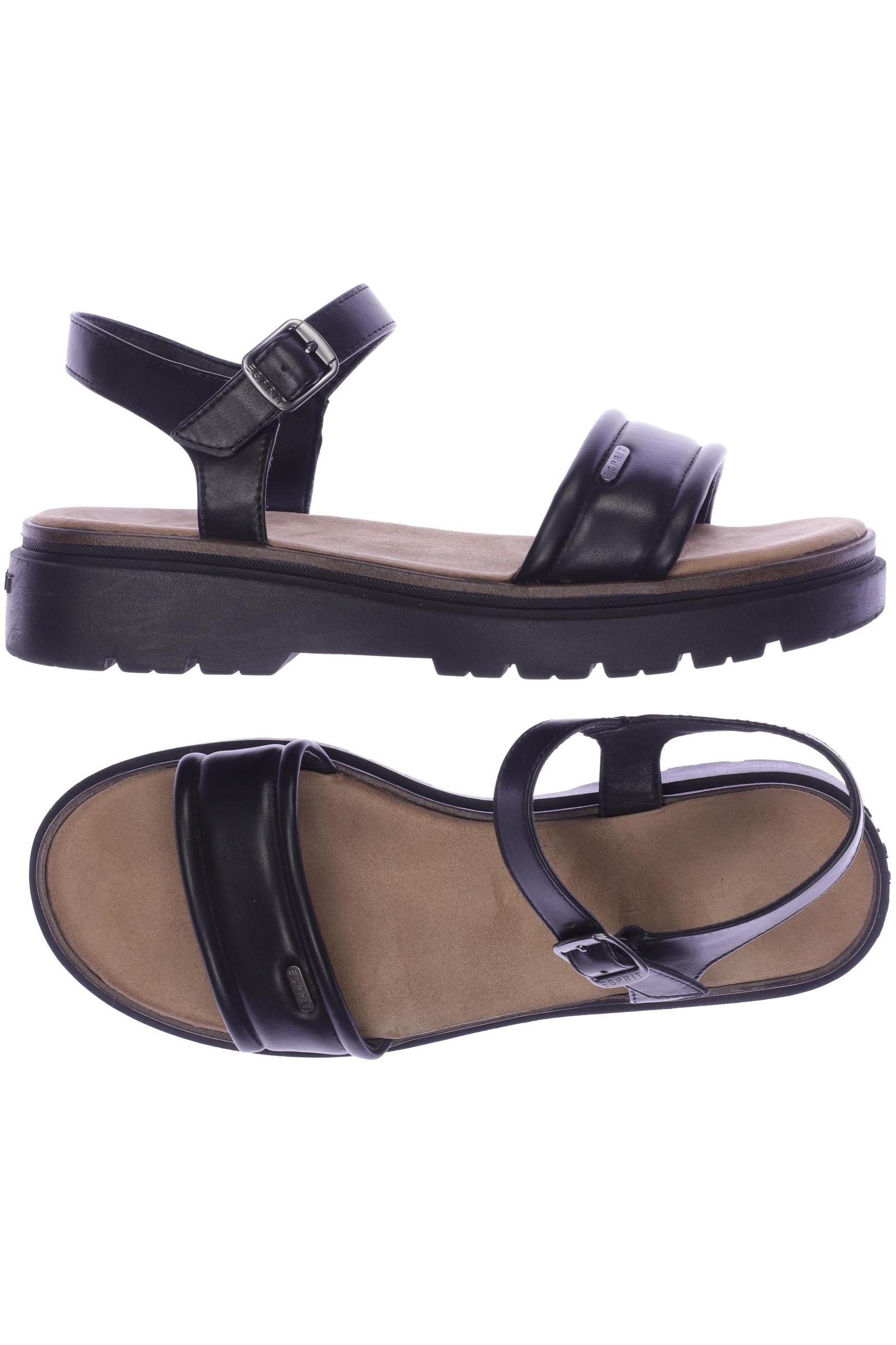 

Esprit Damen Sandale, schwarz, Gr. 41