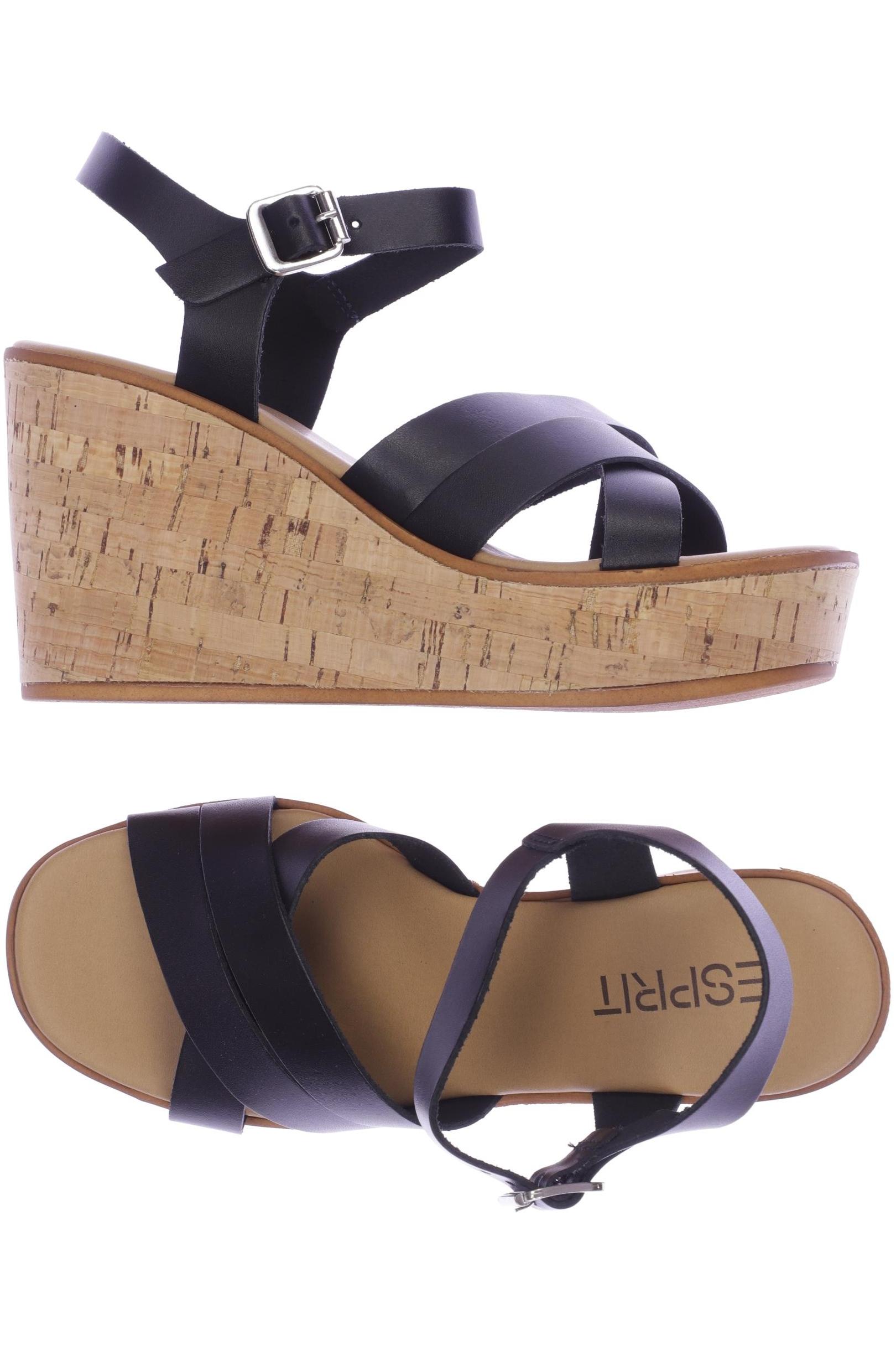 

Esprit Damen Sandale, schwarz, Gr. 38