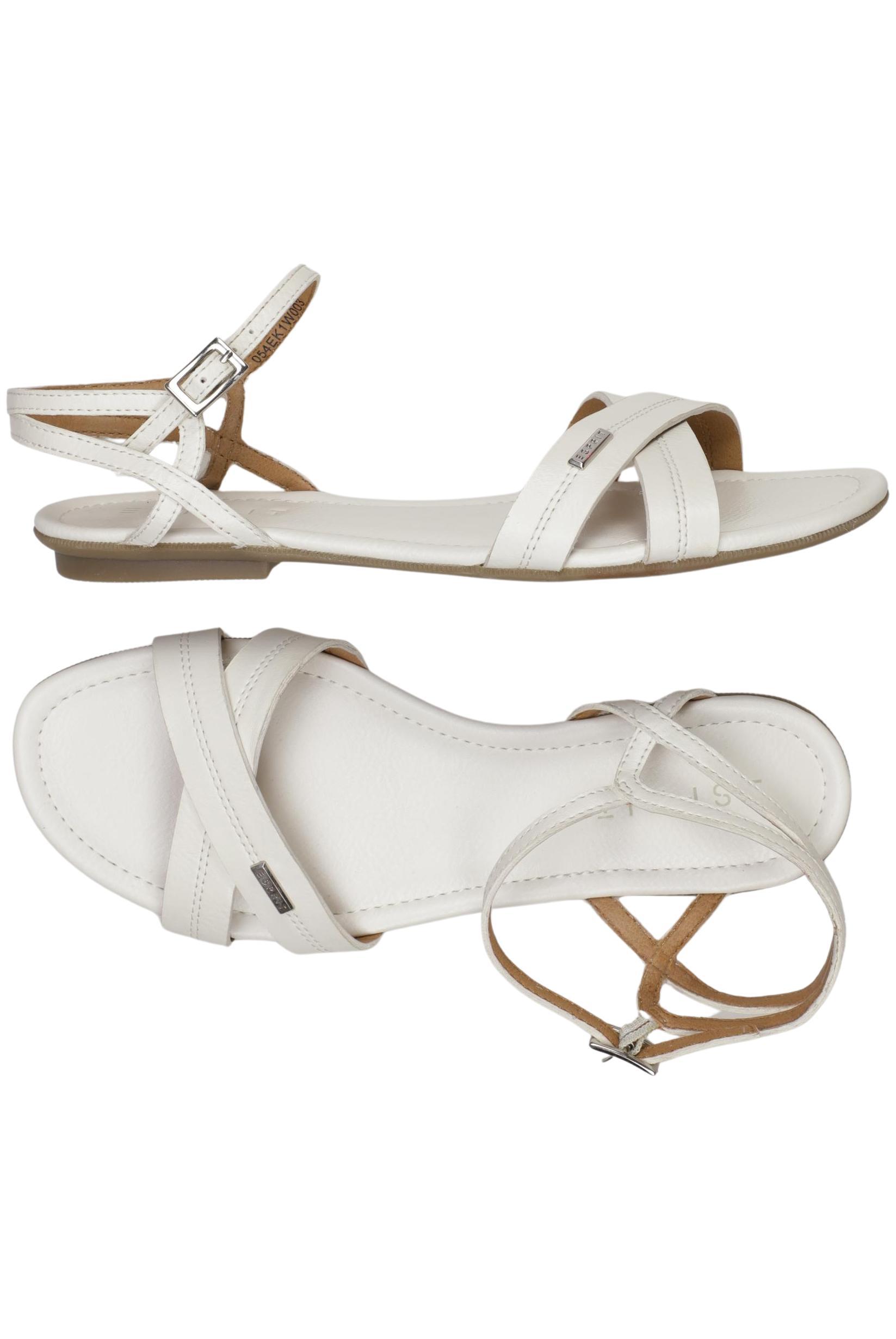 

Esprit Damen Sandale, weiß, Gr. 37