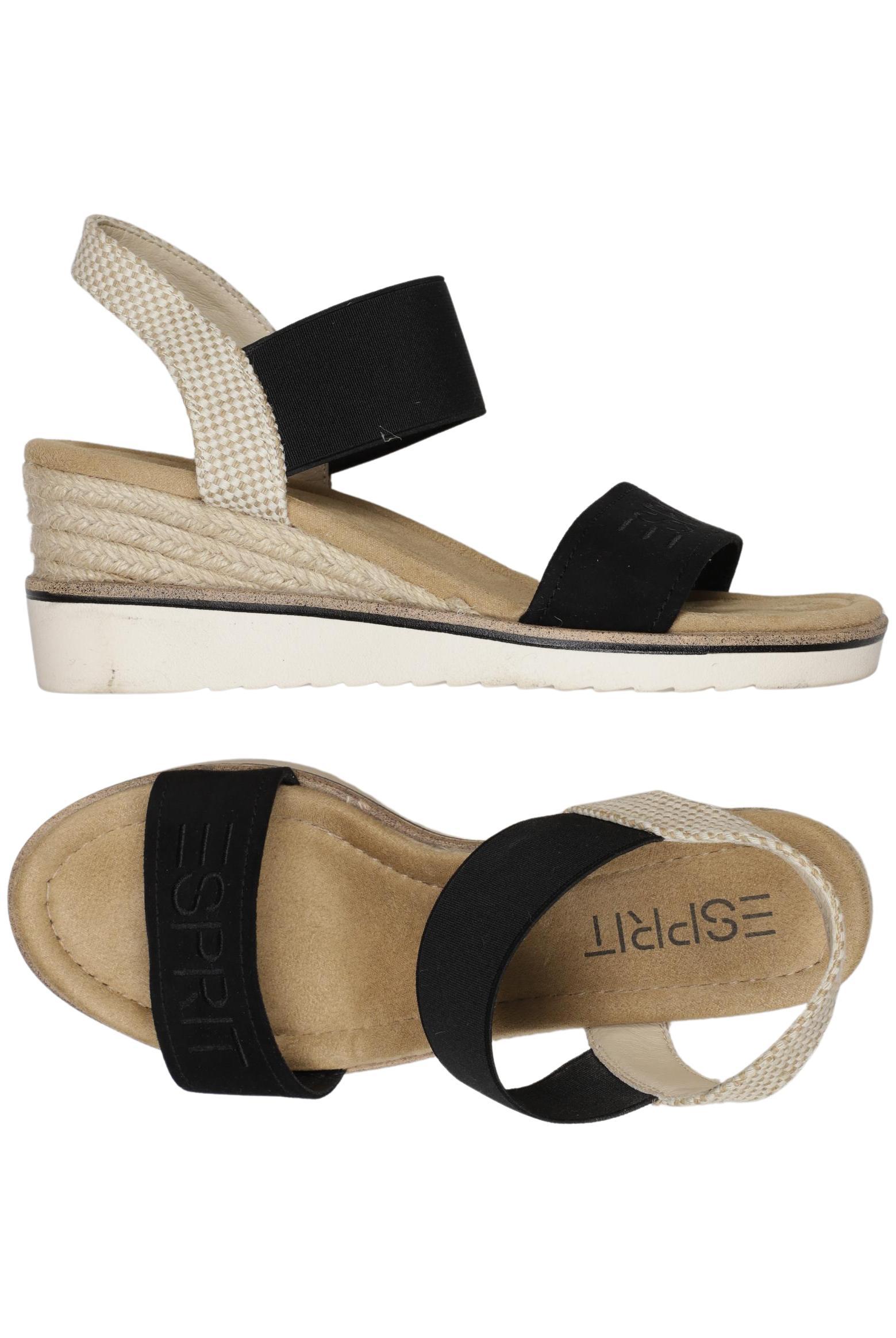 

Esprit Damen Sandale, schwarz, Gr. 39