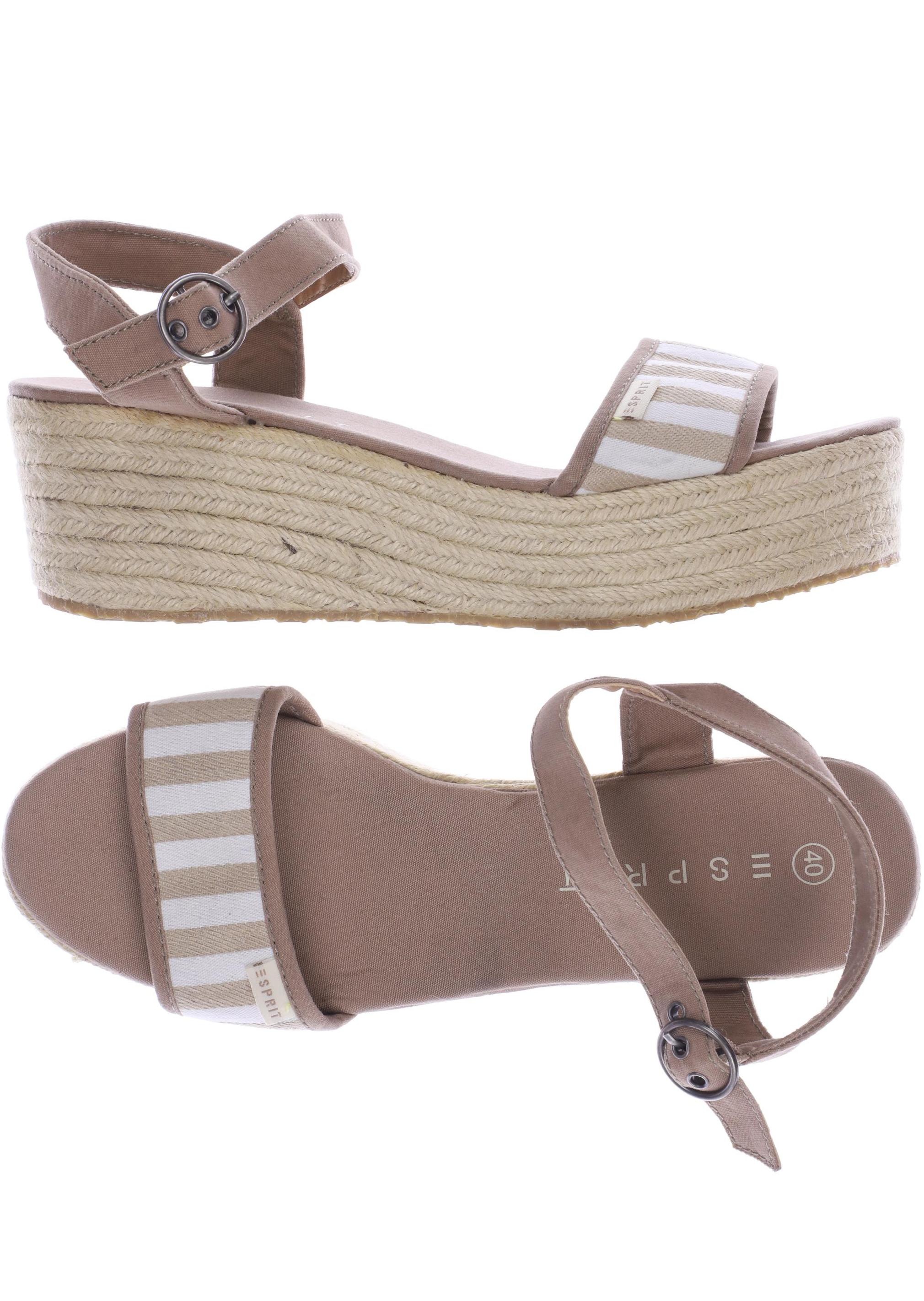 

Esprit Damen Sandale, beige, Gr. 40