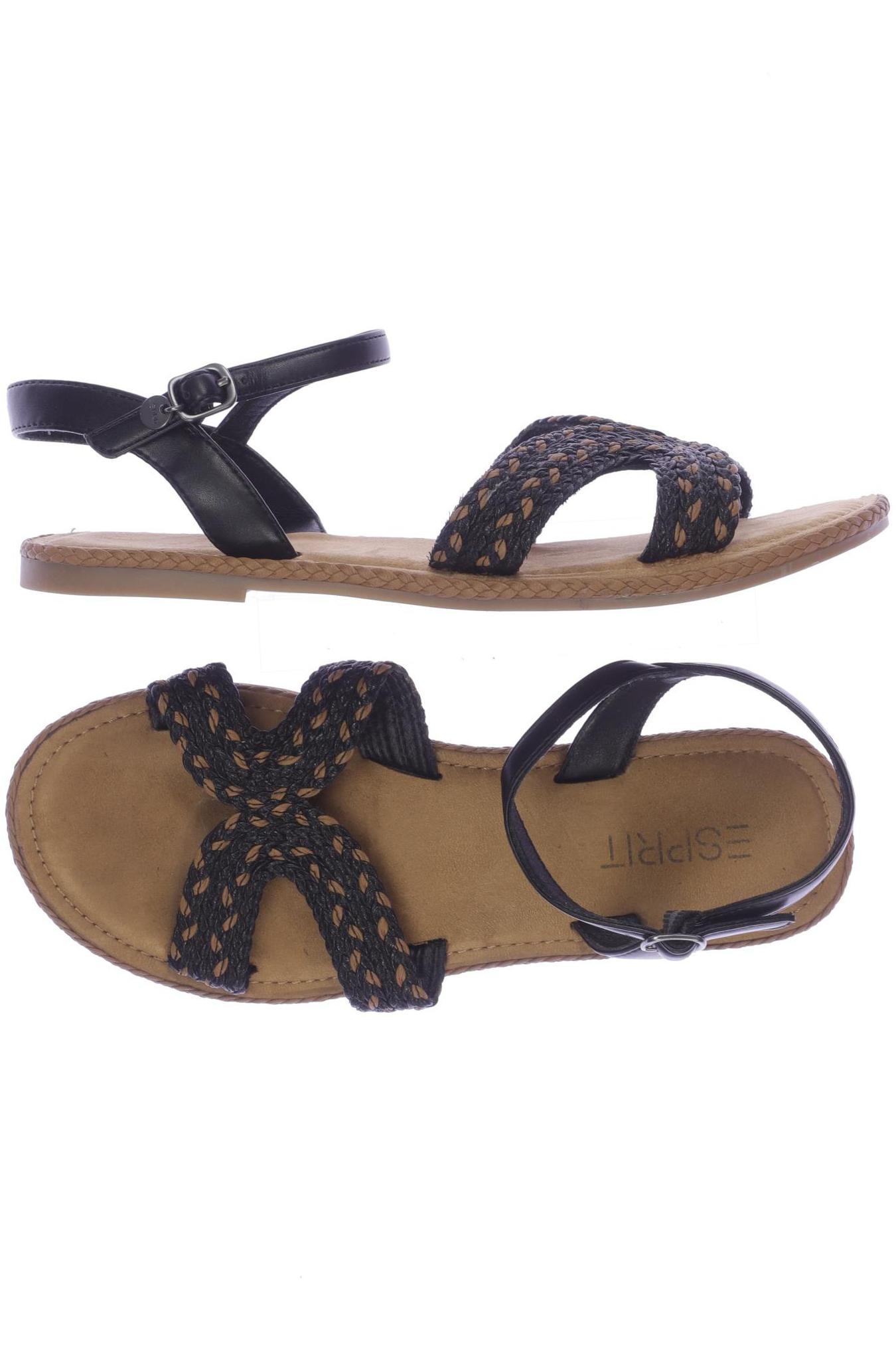 

Esprit Damen Sandale, schwarz, Gr. 38