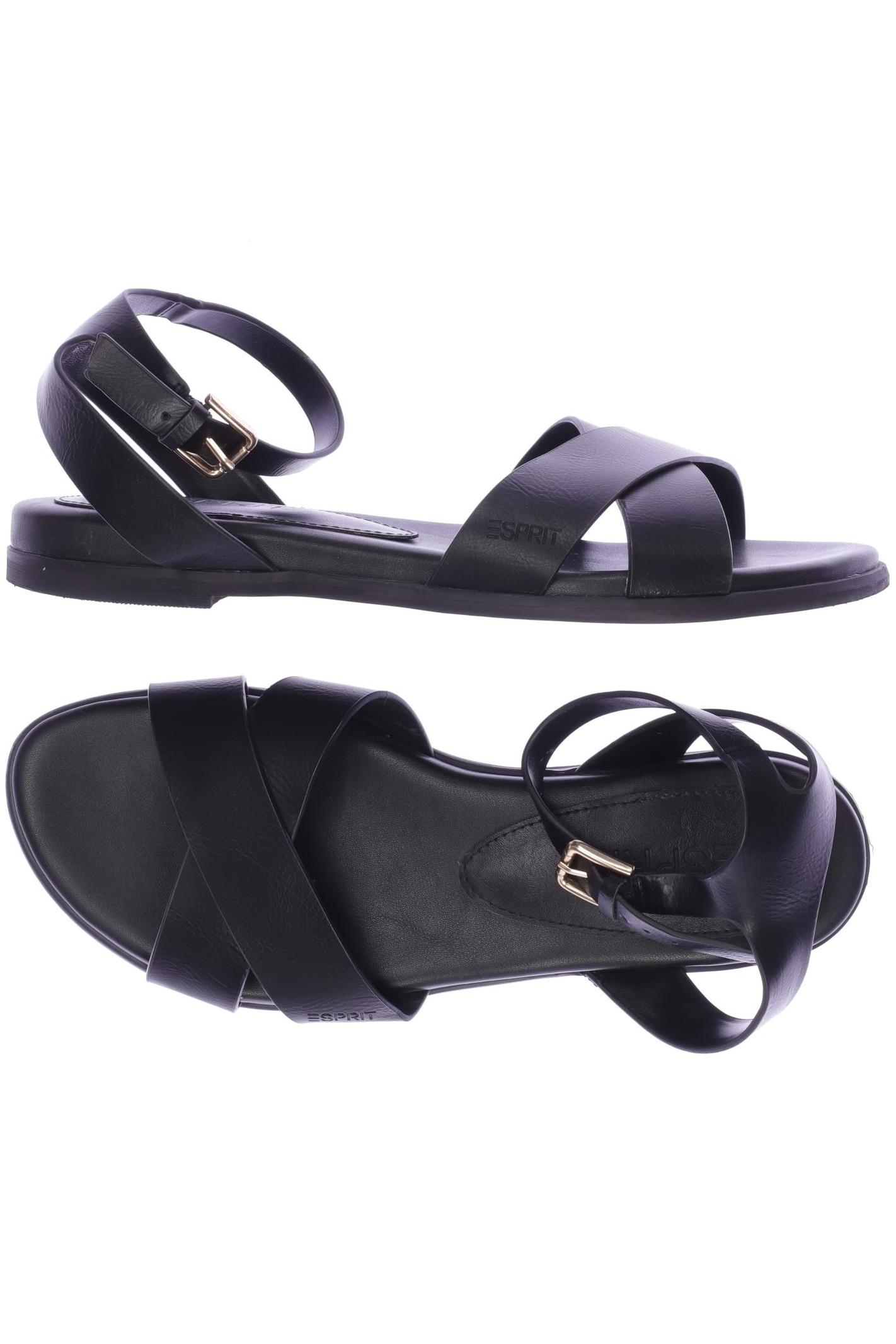 

Esprit Damen Sandale, schwarz, Gr. 39