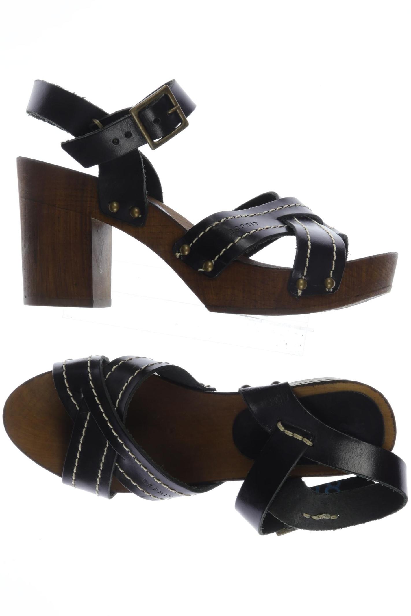 

Esprit Damen Sandale, schwarz, Gr. 37