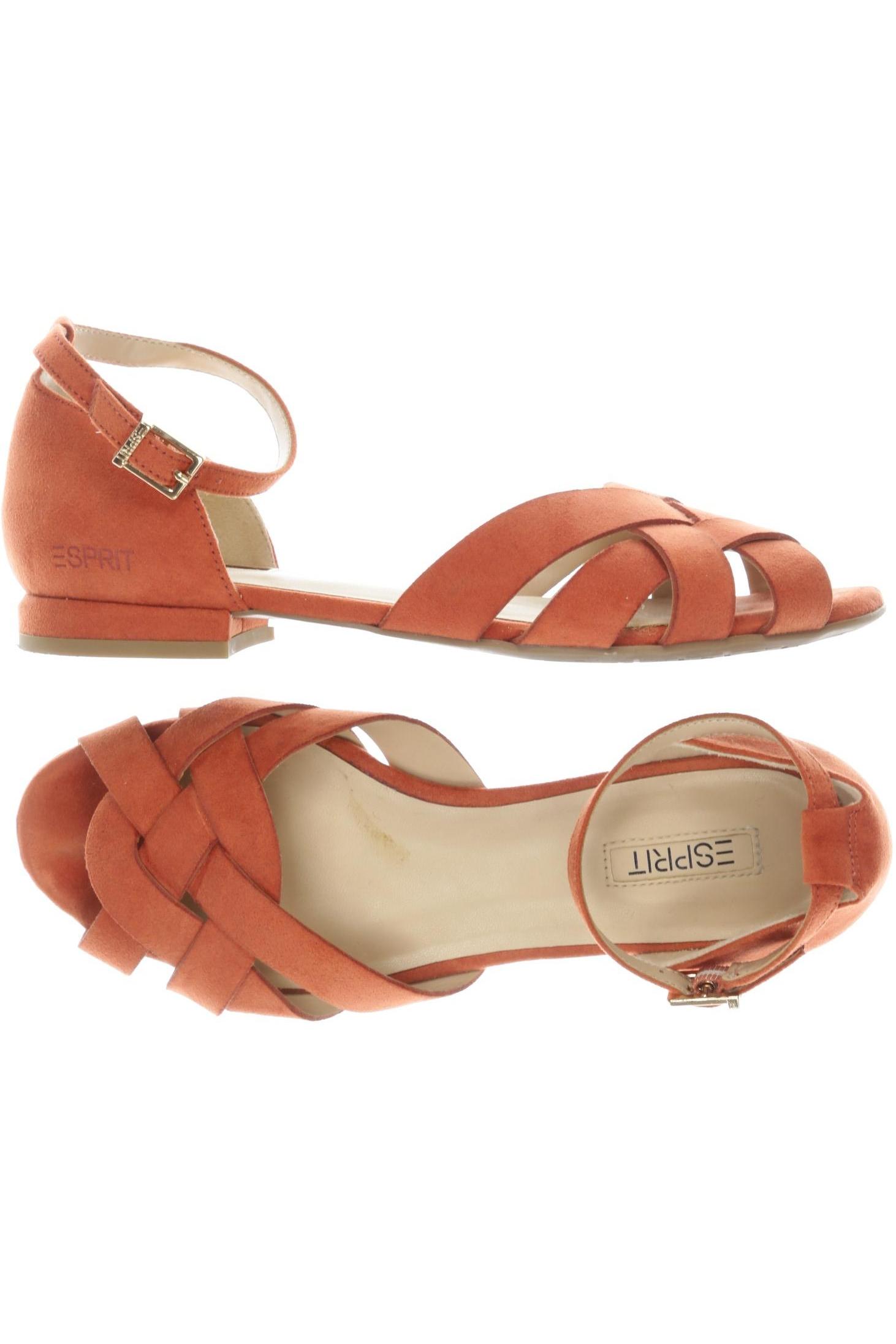 

Esprit Damen Sandale, orange, Gr. 37