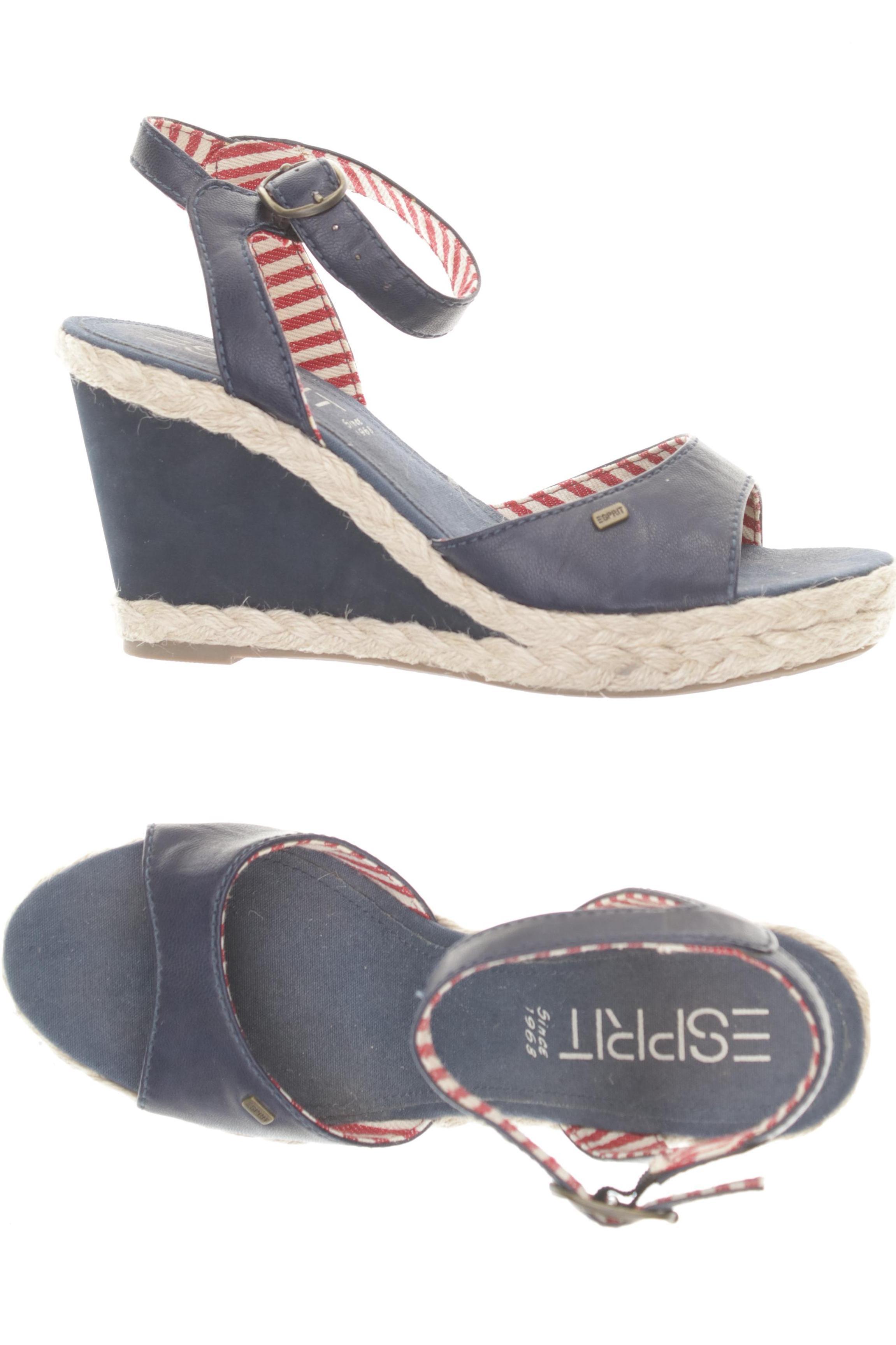 

Esprit Damen Sandale, blau, Gr. 38