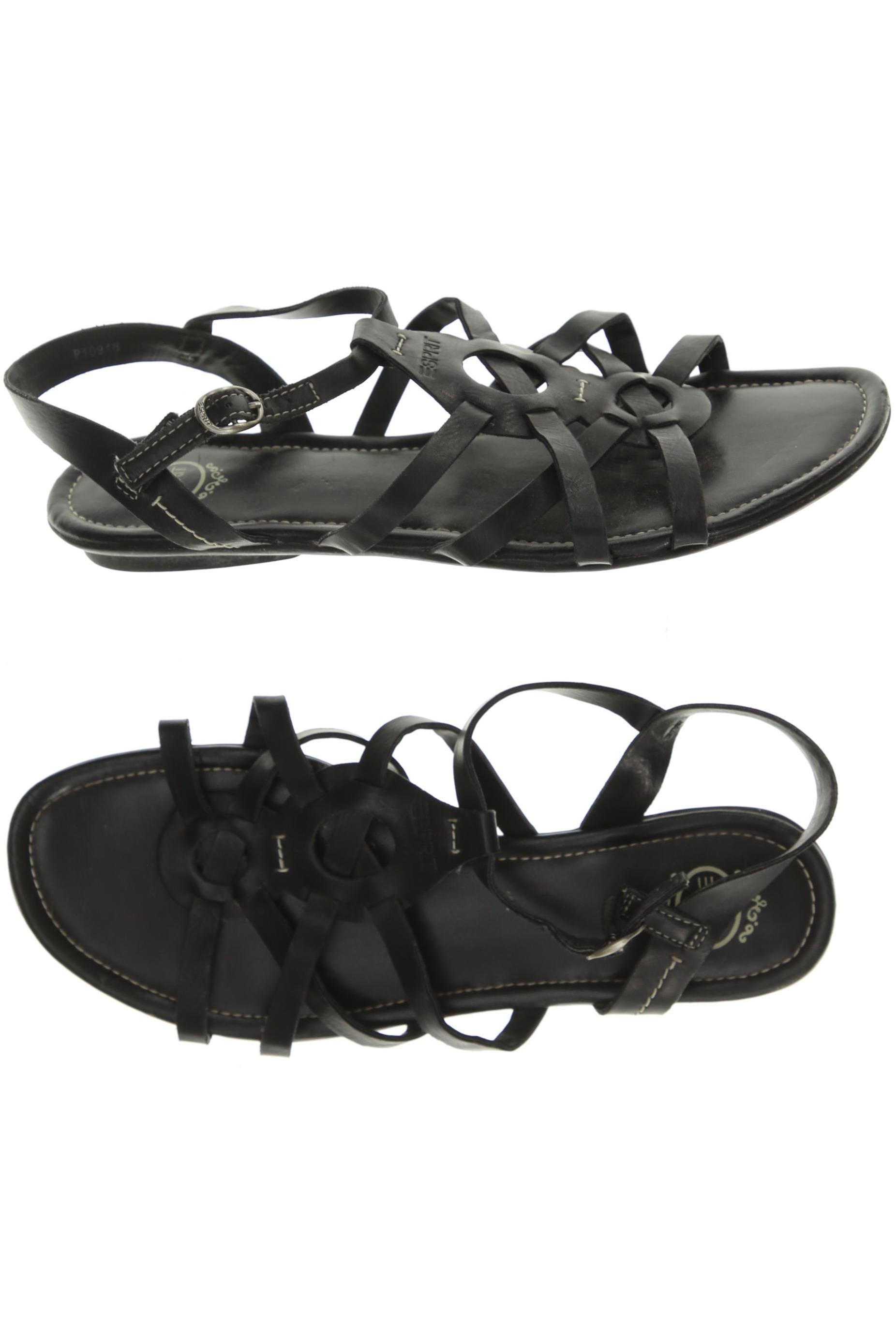 

Esprit Damen Sandale, schwarz, Gr. 38