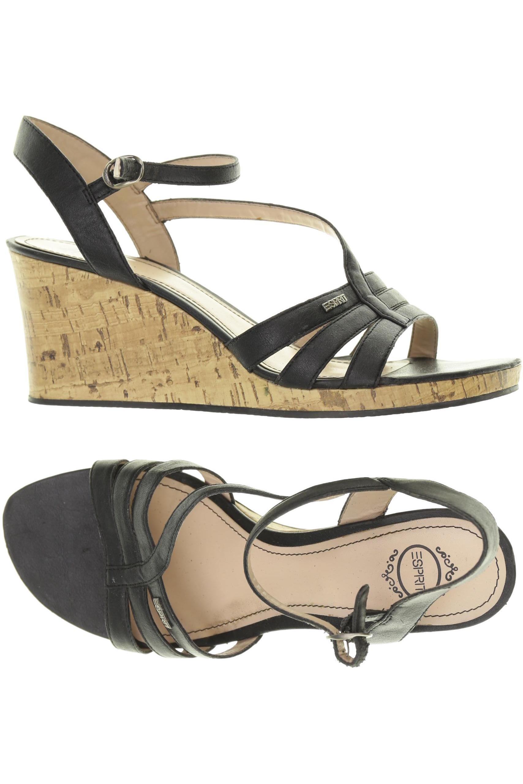 

Esprit Damen Sandale, schwarz, Gr. 39