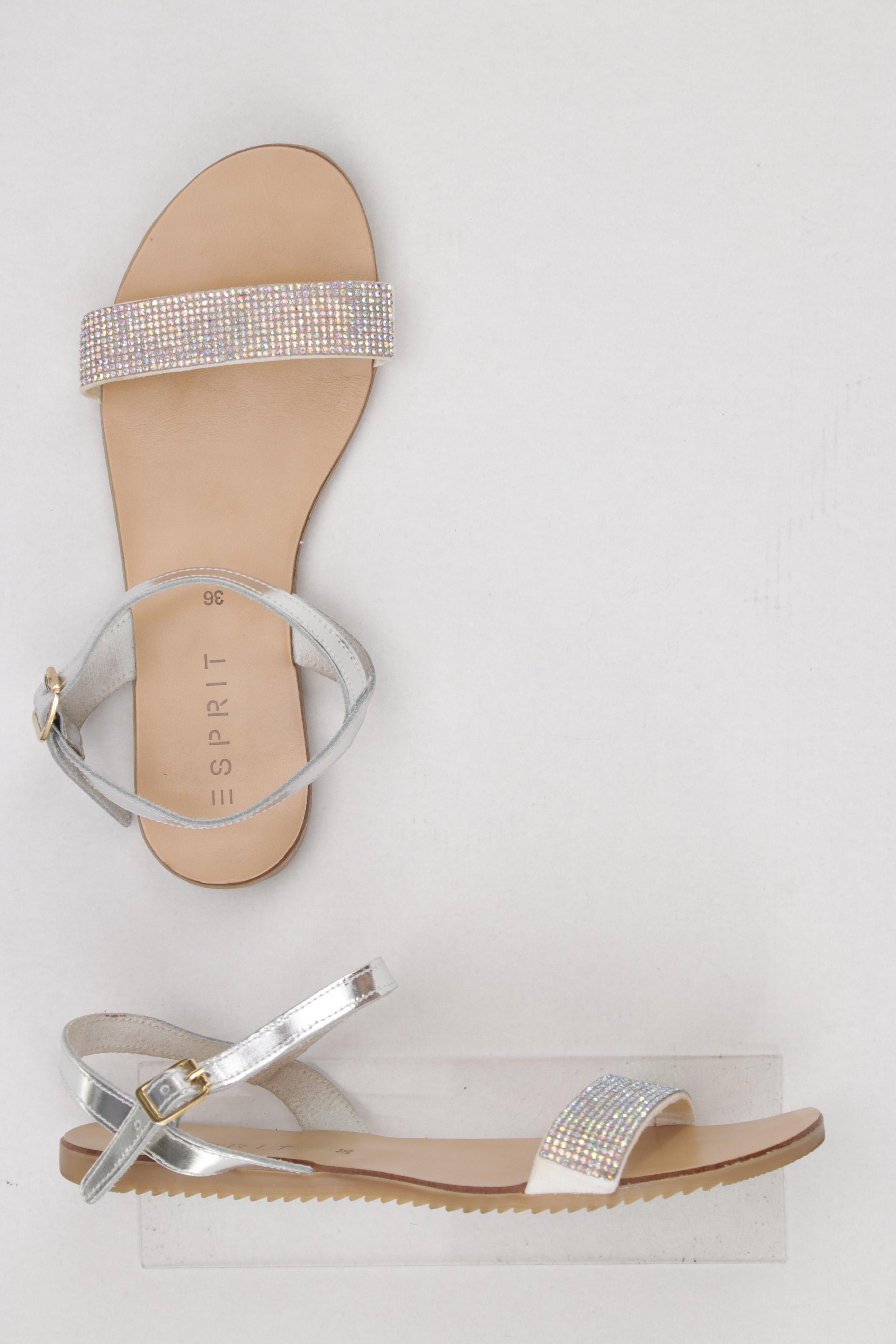 

Esprit Damen Sandale, silber, Gr. 36