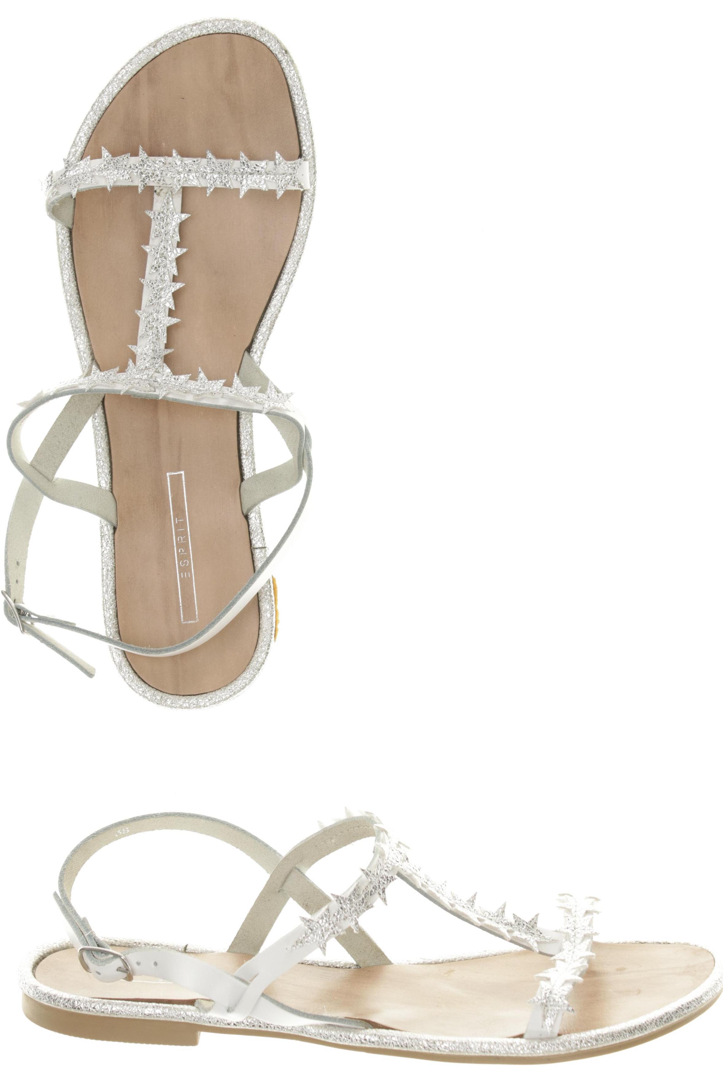 

Esprit Damen Sandale, weiß, Gr. 38