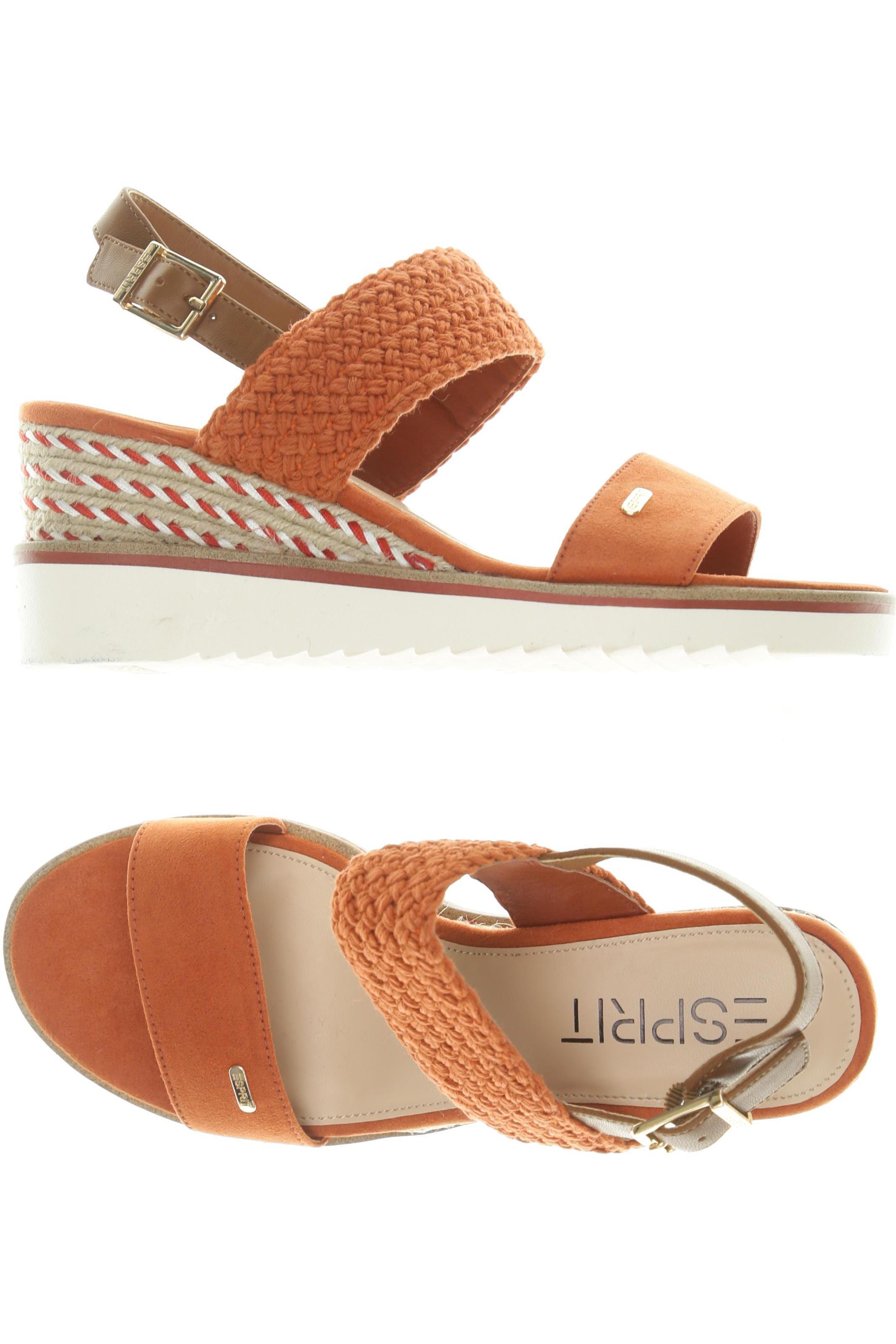 

Esprit Damen Sandale, orange, Gr. 37