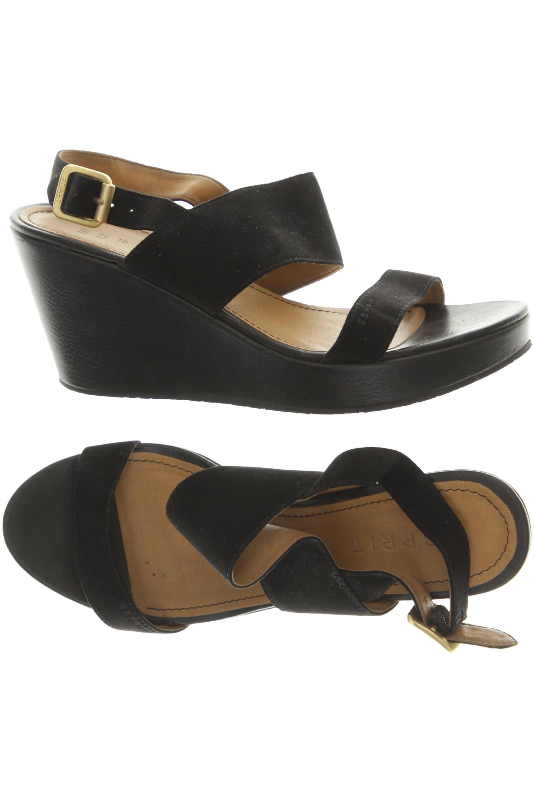 

Esprit Damen Sandale, schwarz, Gr. 38