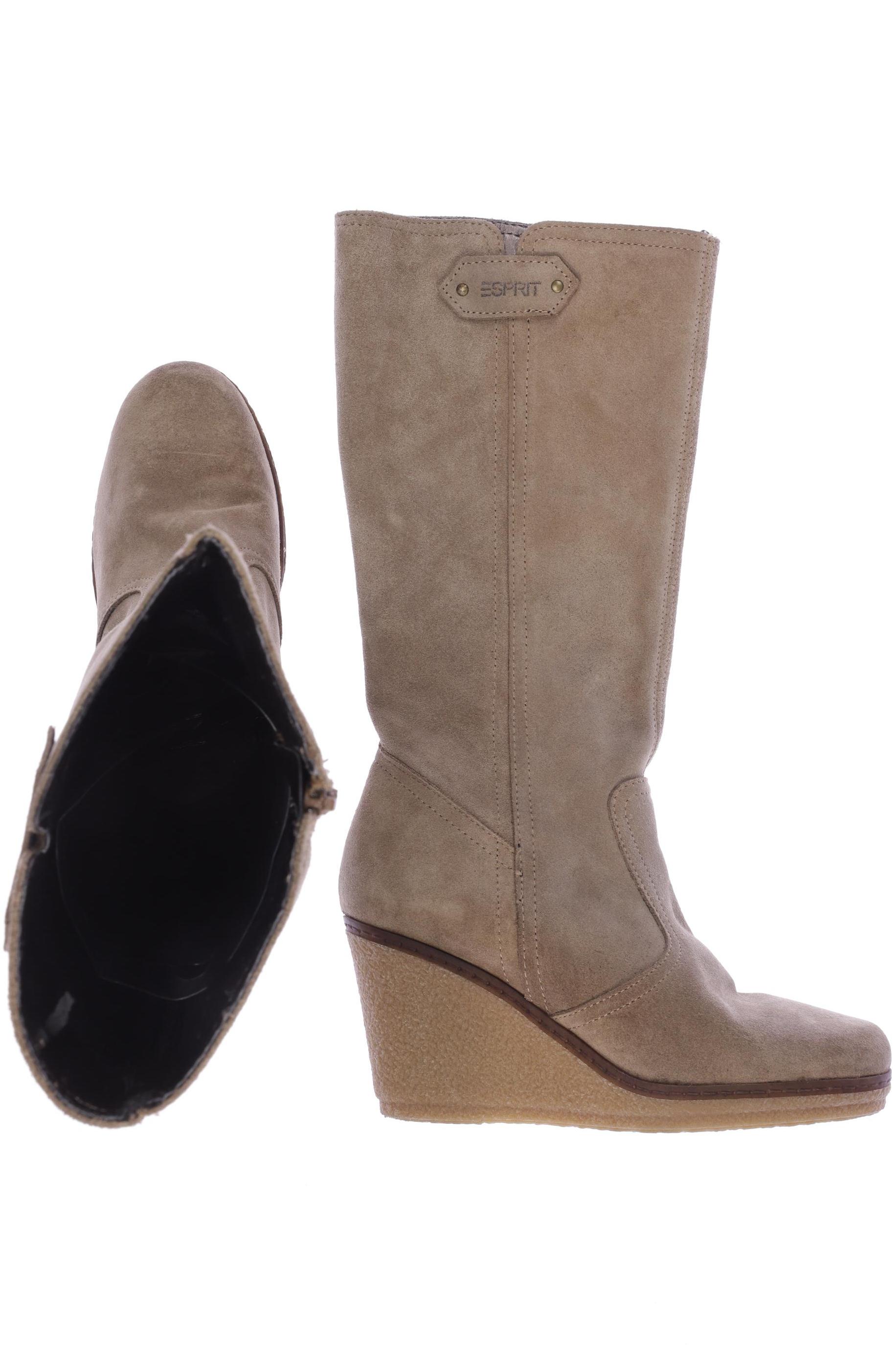 

Esprit Damen Stiefel, beige, Gr. 38