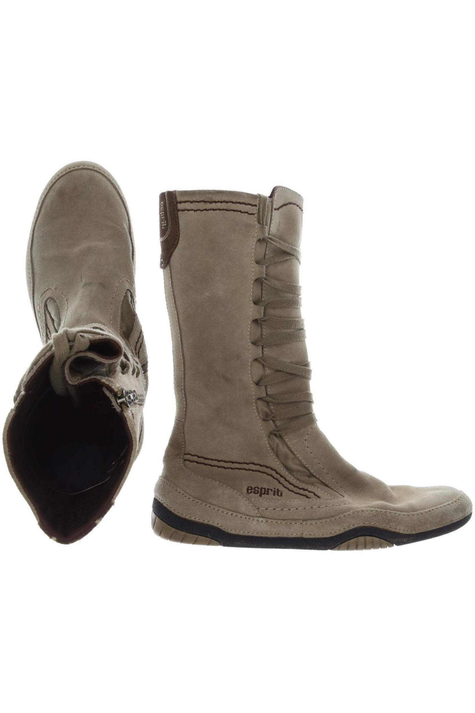 

Esprit Damen Stiefel, beige, Gr. 40